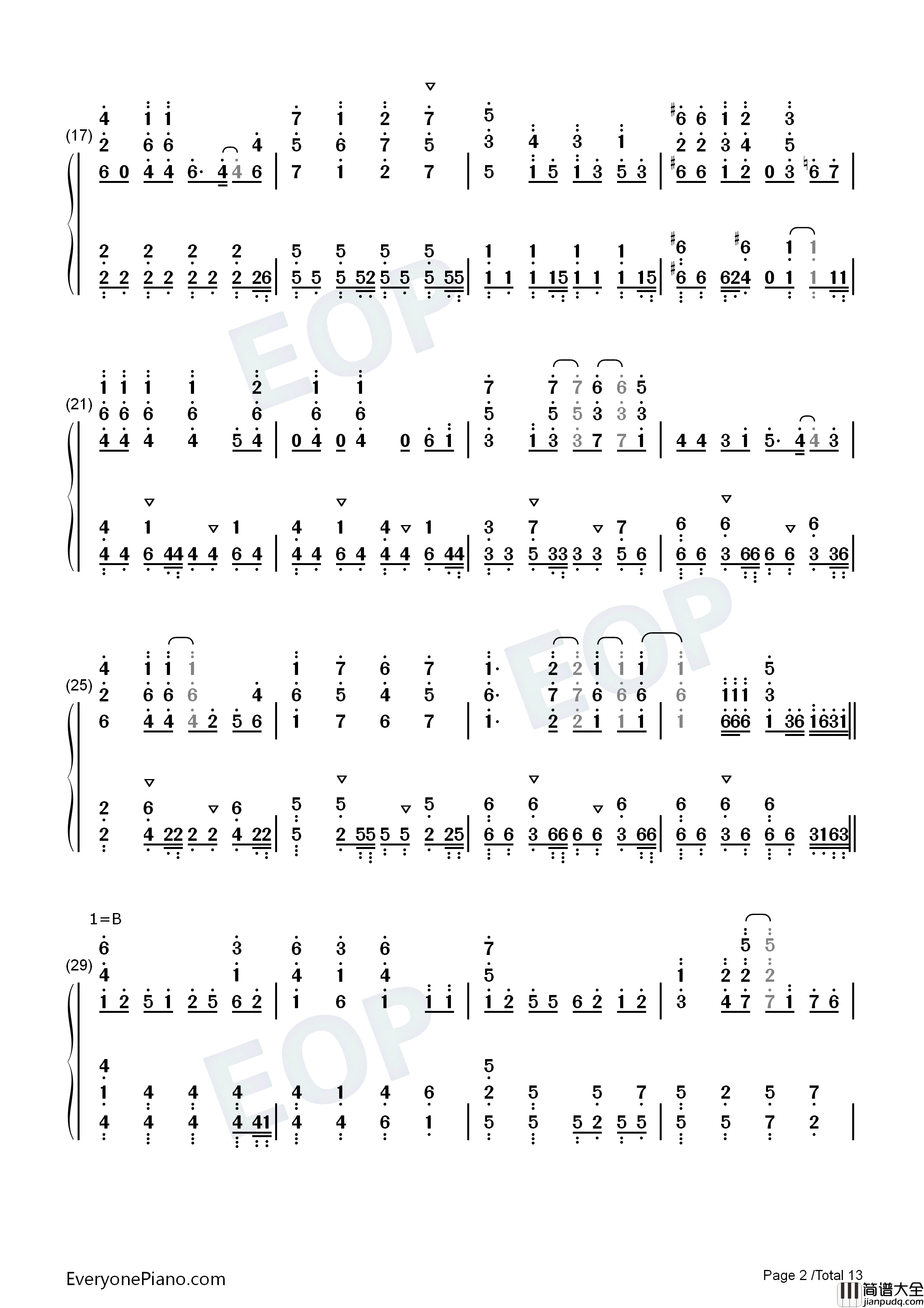 Free_Turn钢琴简谱_TrySail演唱