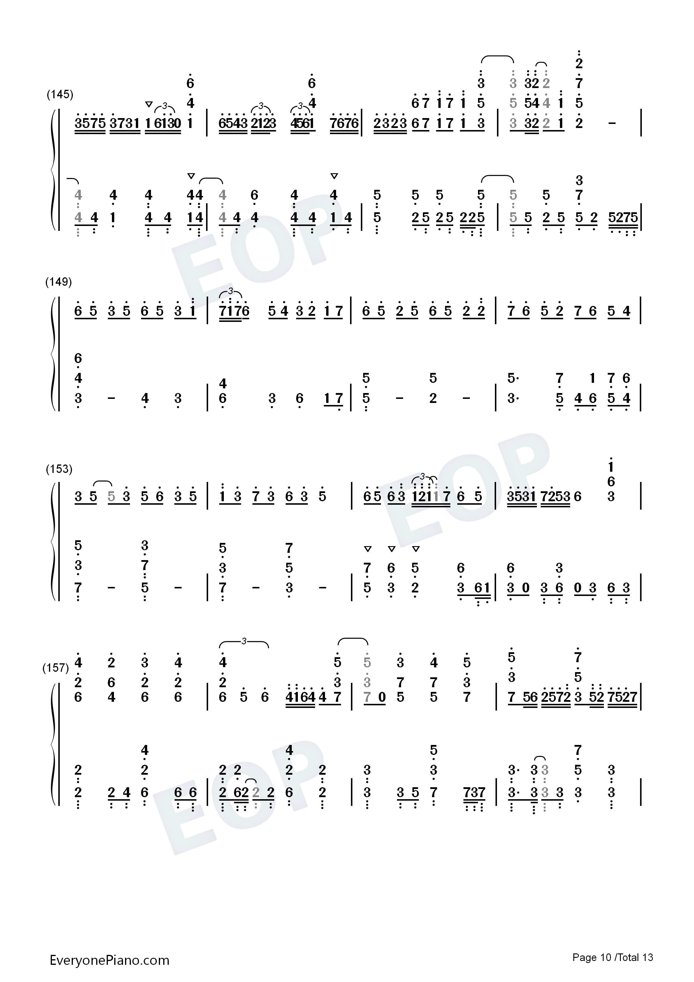 Free_Turn钢琴简谱_TrySail演唱