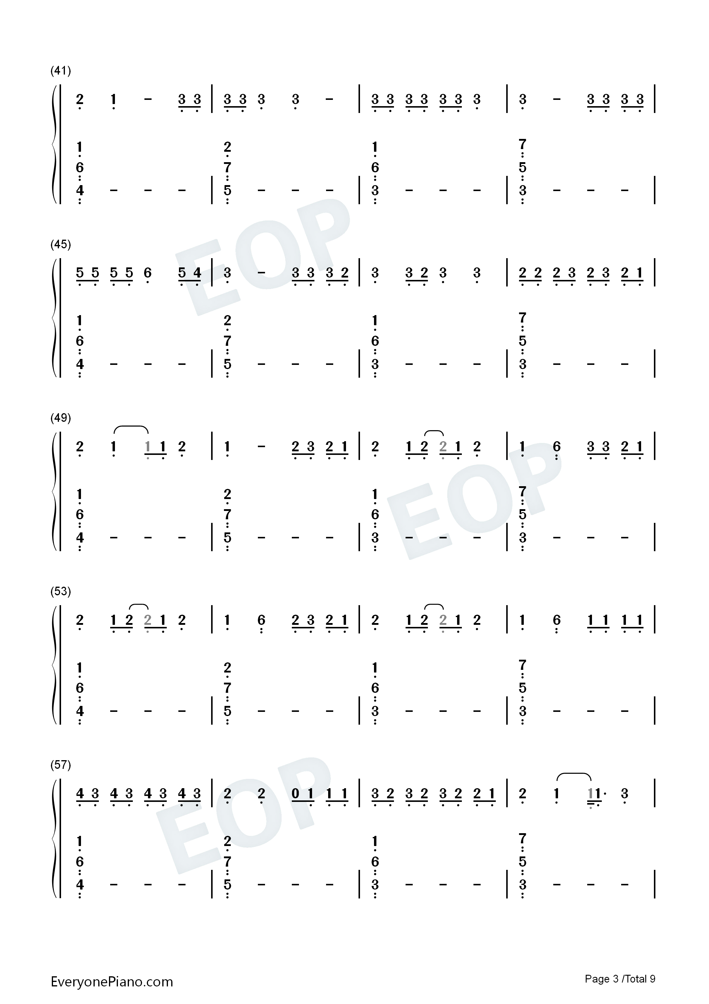 Otra_Noche_Sin_Ti钢琴简谱_J_Balvin_Khalid演唱