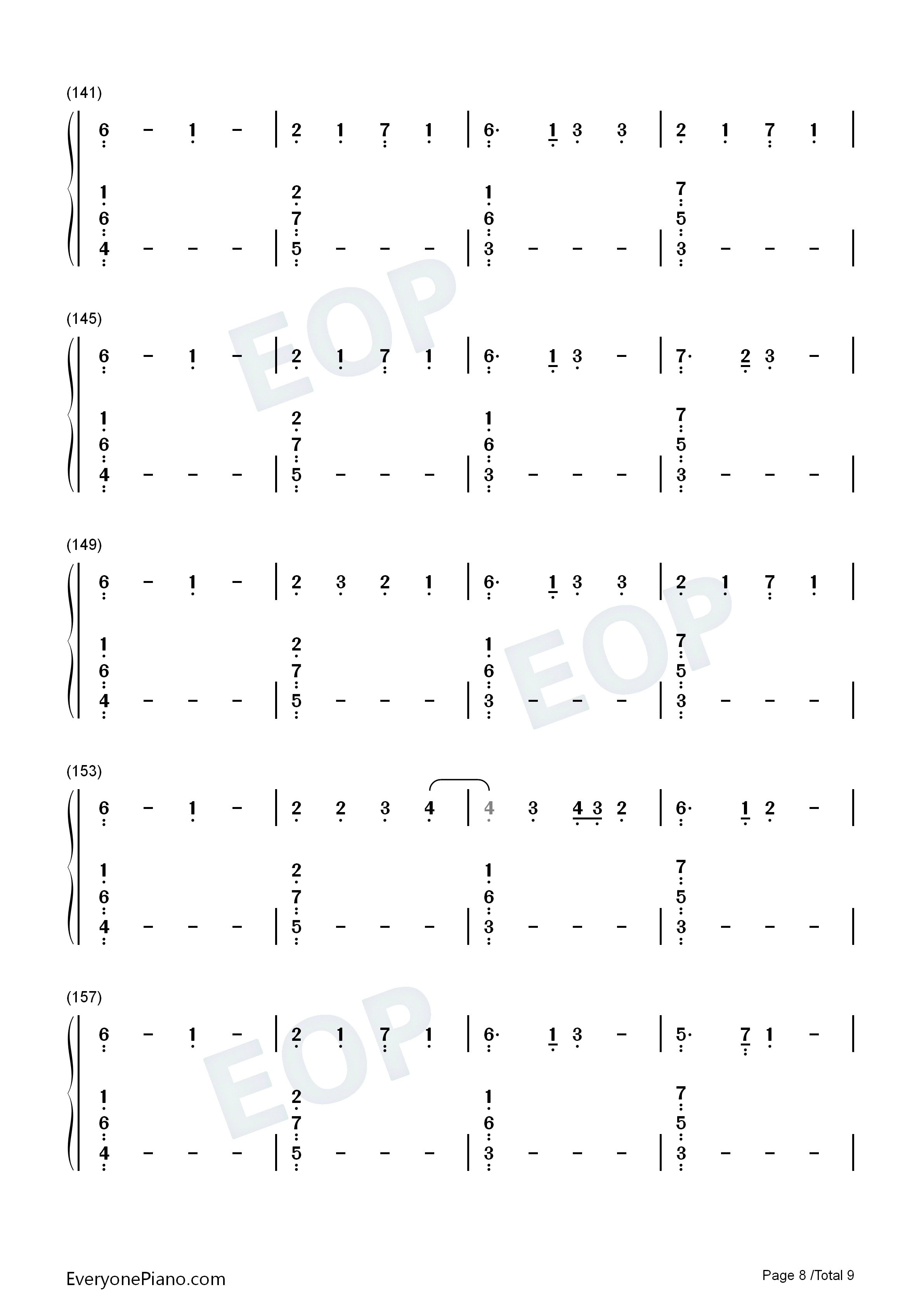 Otra_Noche_Sin_Ti钢琴简谱_J_Balvin_Khalid演唱