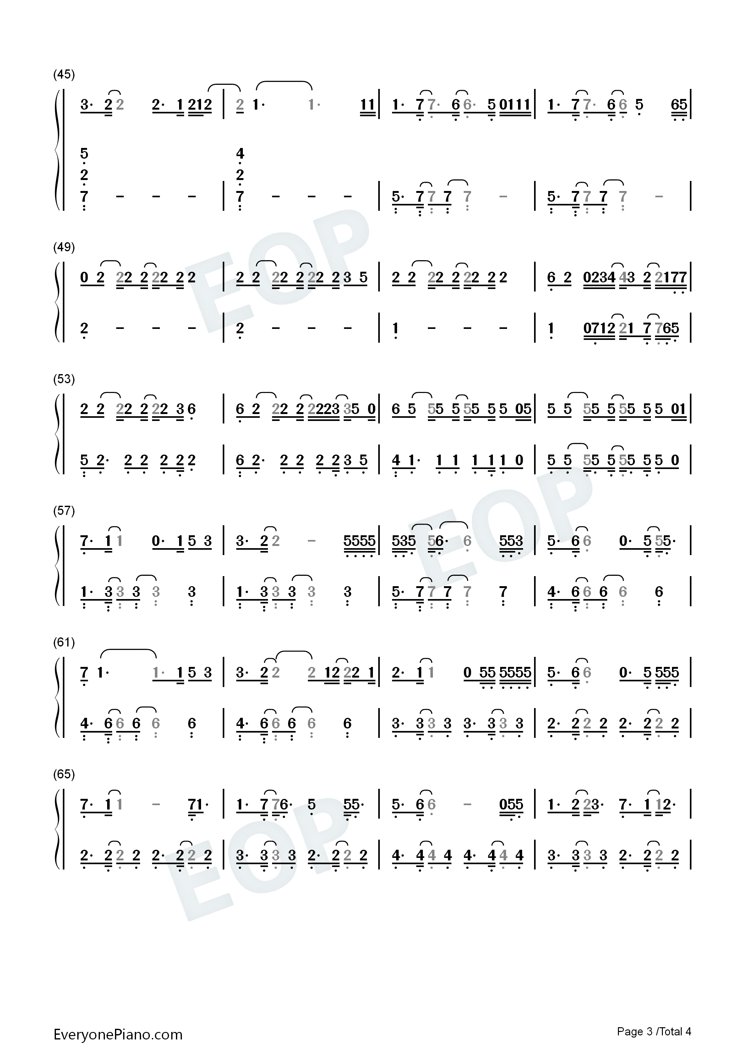 Higher_Power钢琴简谱_Coldplay演唱