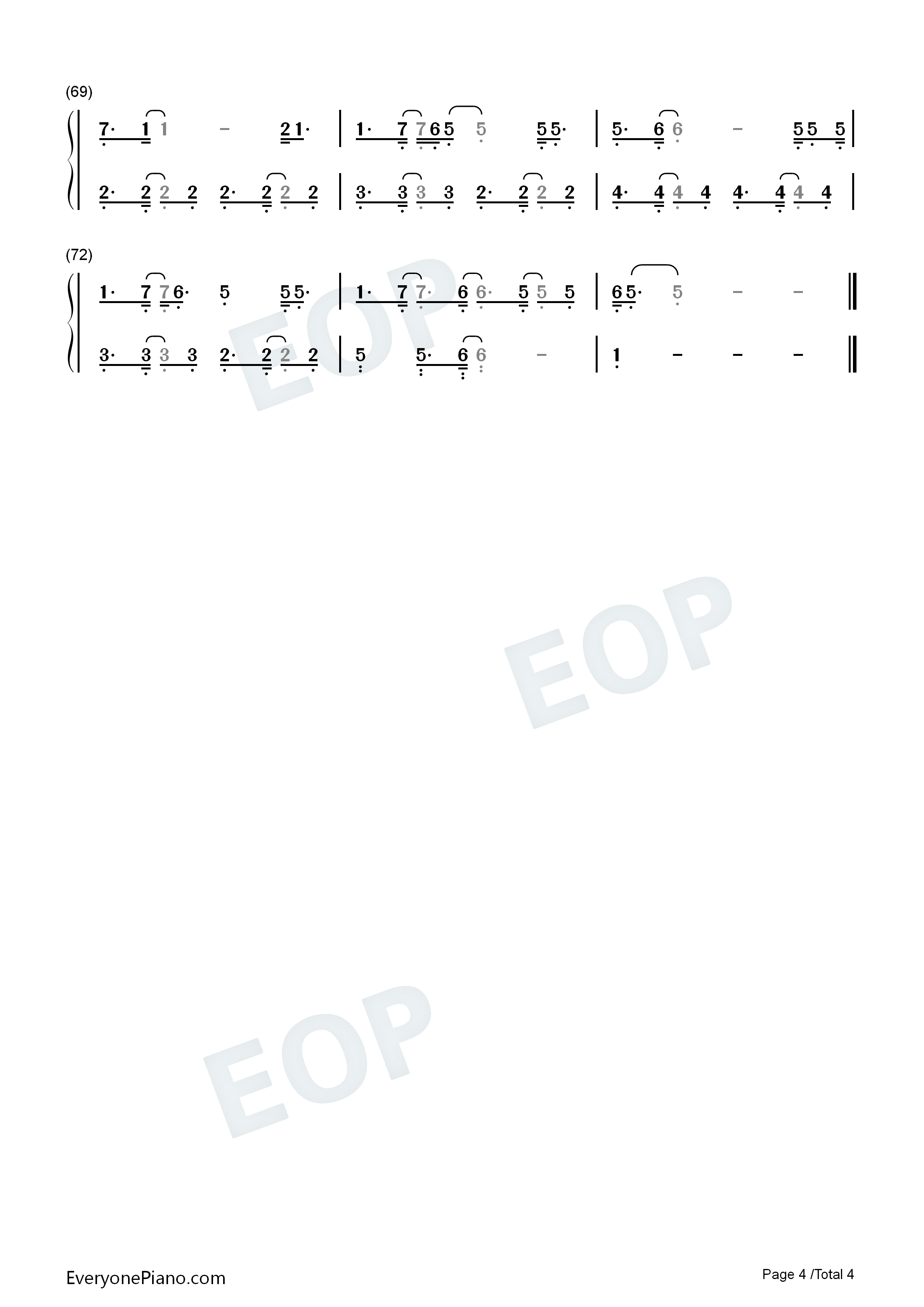 Higher_Power钢琴简谱_Coldplay演唱