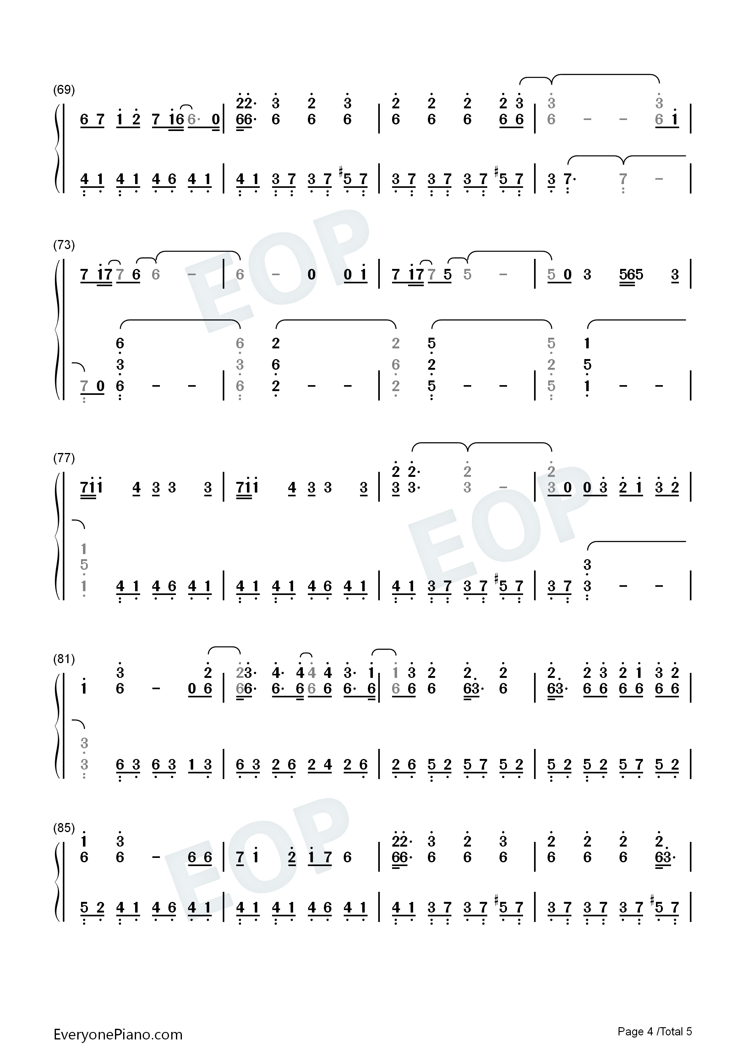 Mago钢琴简谱_GFriend演唱