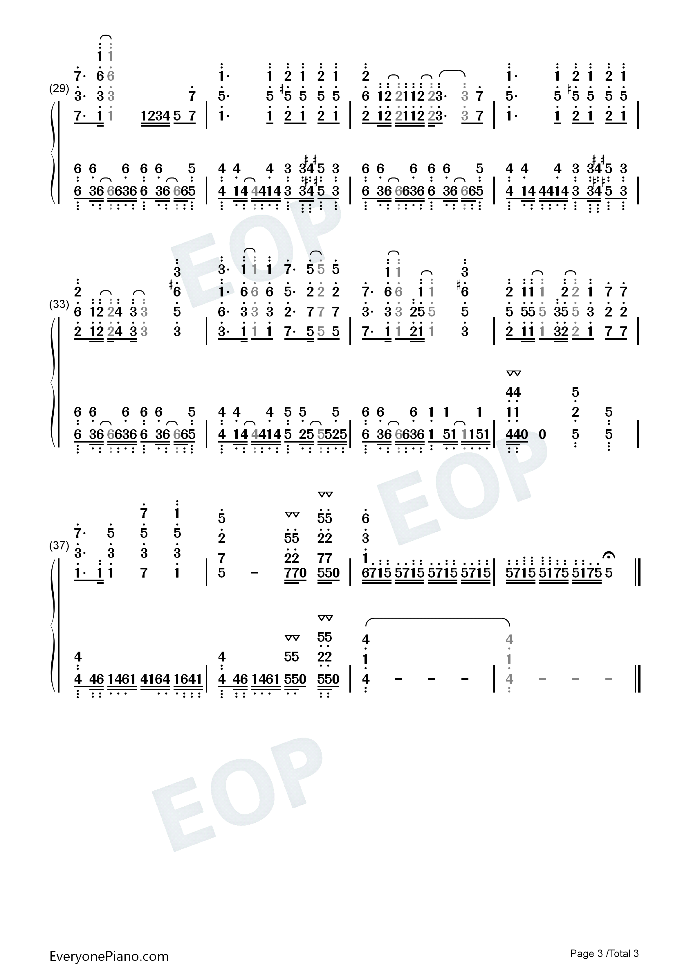 Anti_world钢琴简谱_高槻加奈子演唱