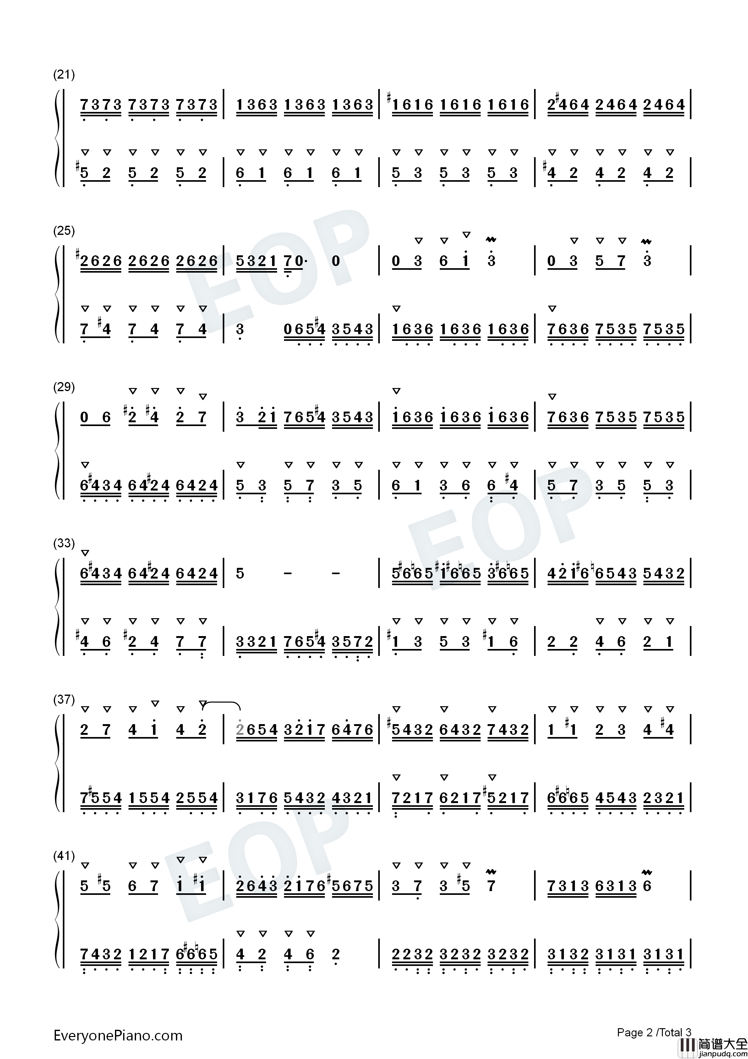 BWV_875钢琴简谱_巴赫演唱