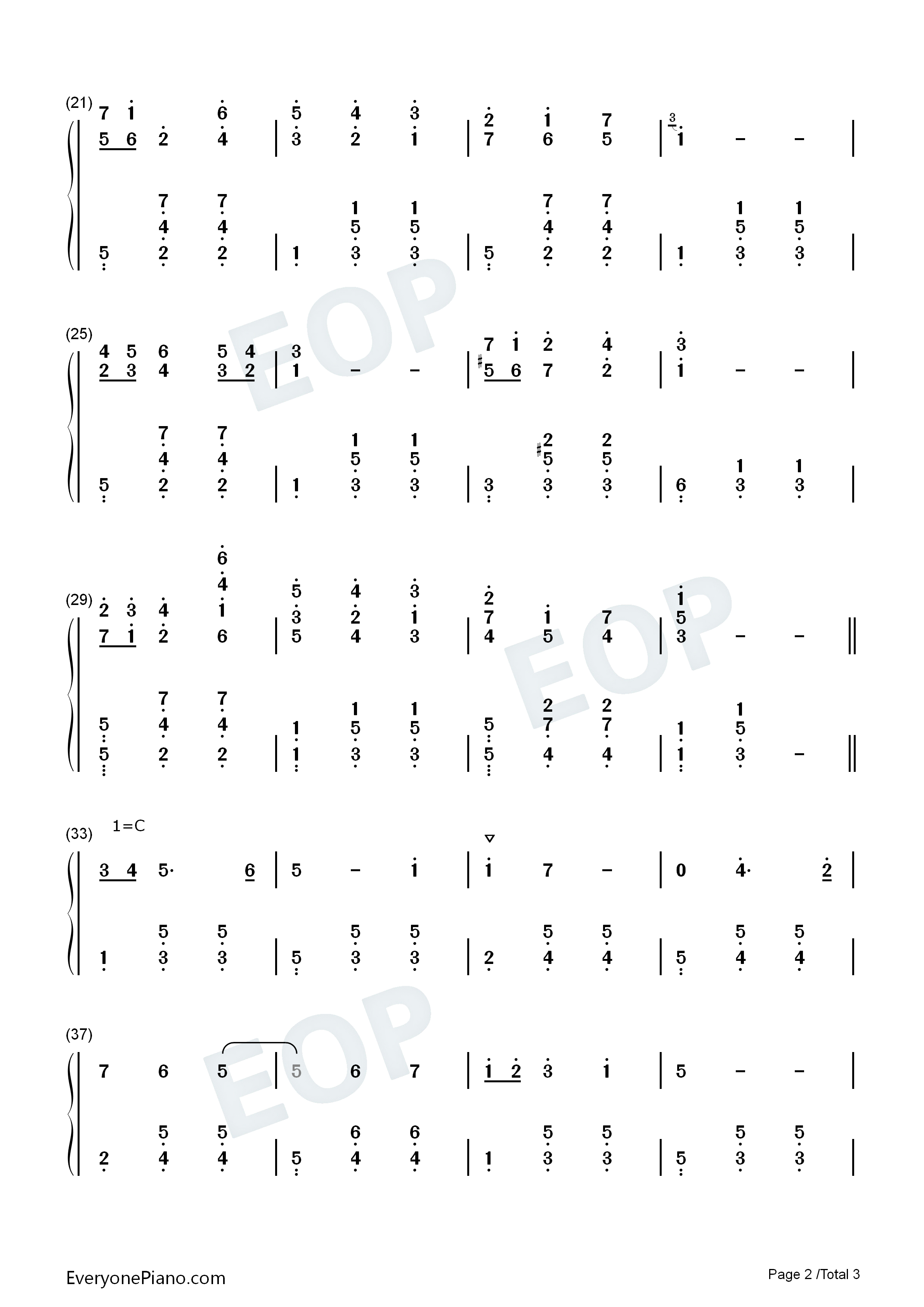 请别忘记我钢琴简谱_秋山裕和演唱