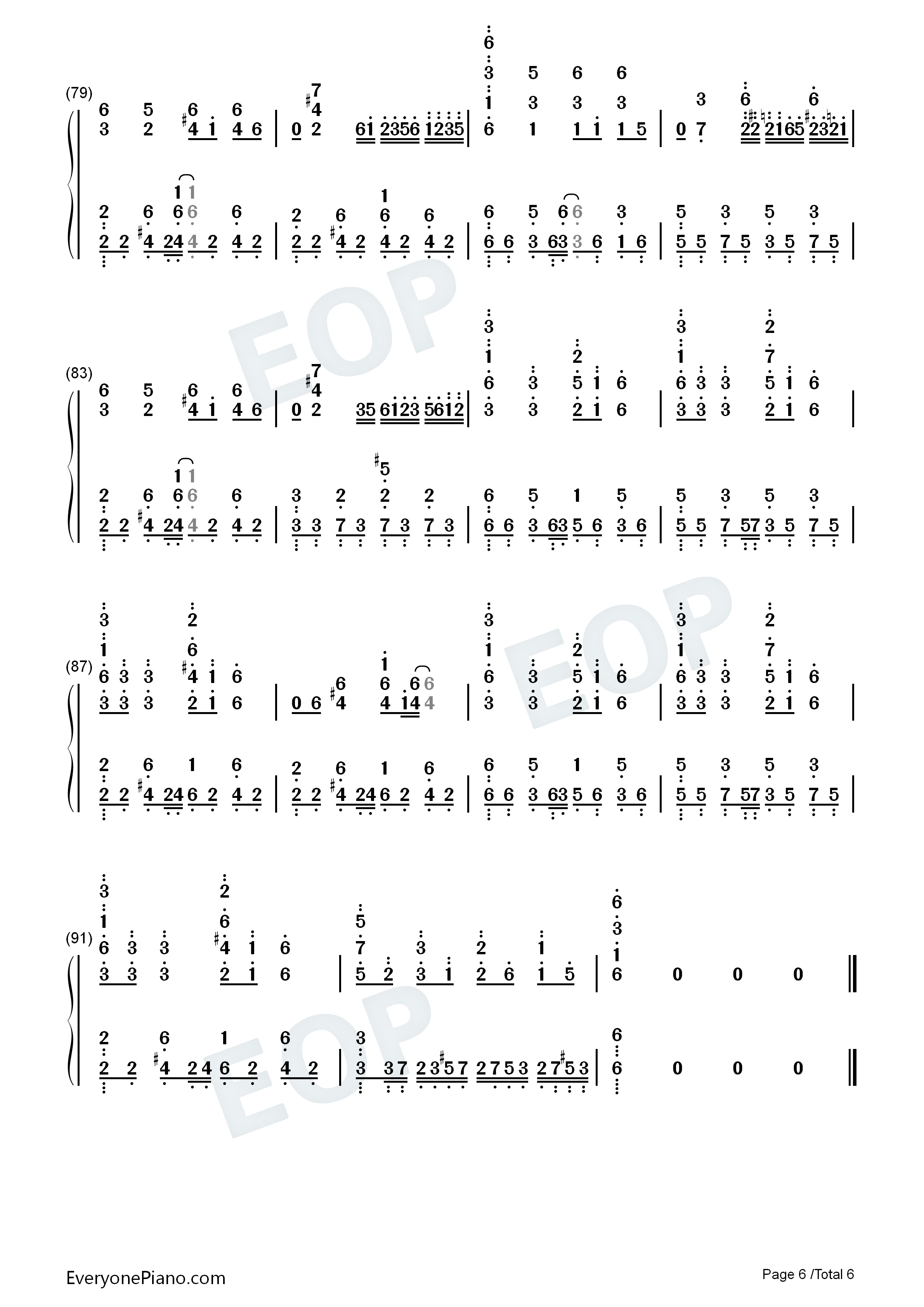 Lost_in_Paradise钢琴简谱_ALI_AKLO演唱