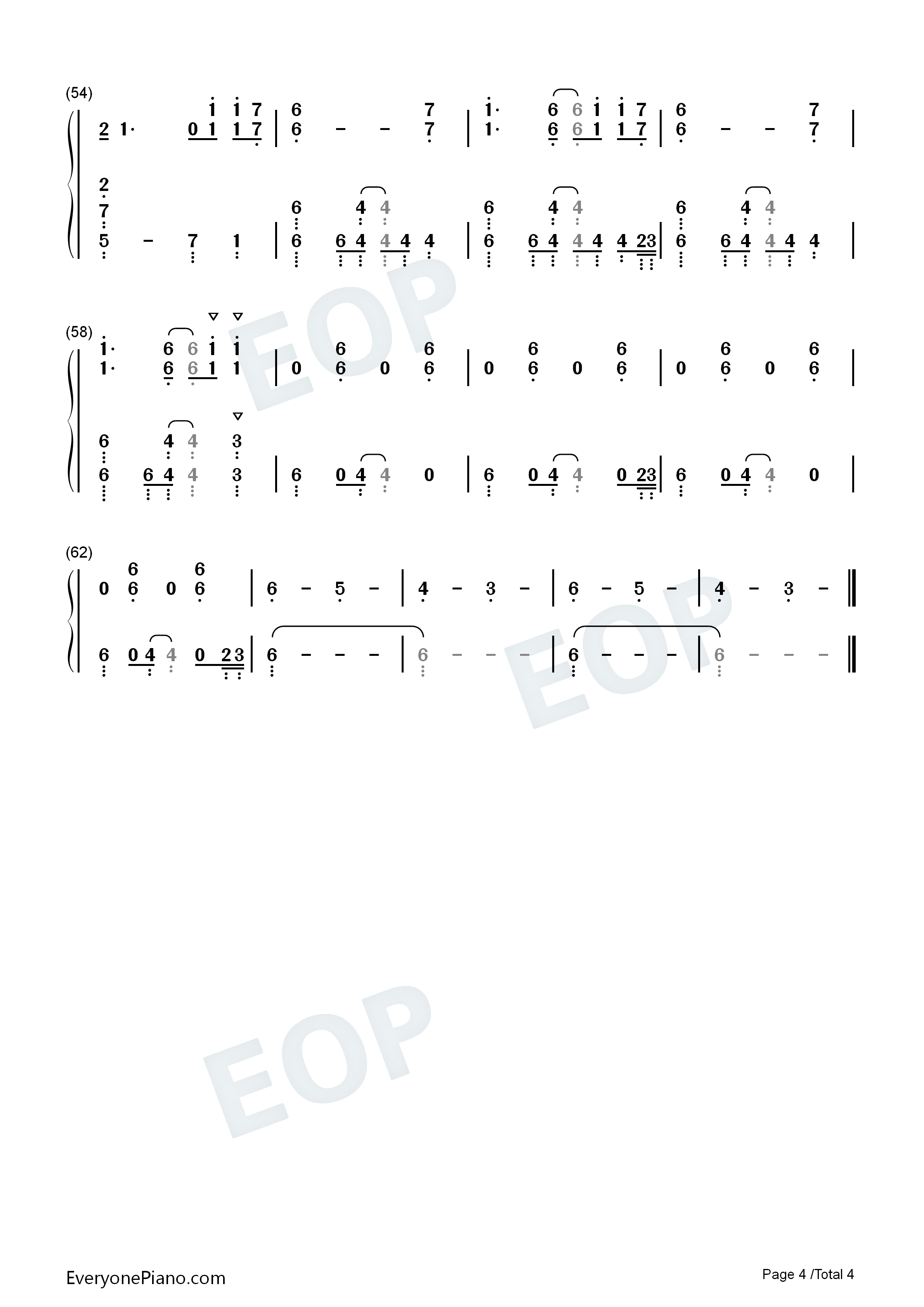 No_Chances钢琴简谱_Twenty_One_Pilots演唱