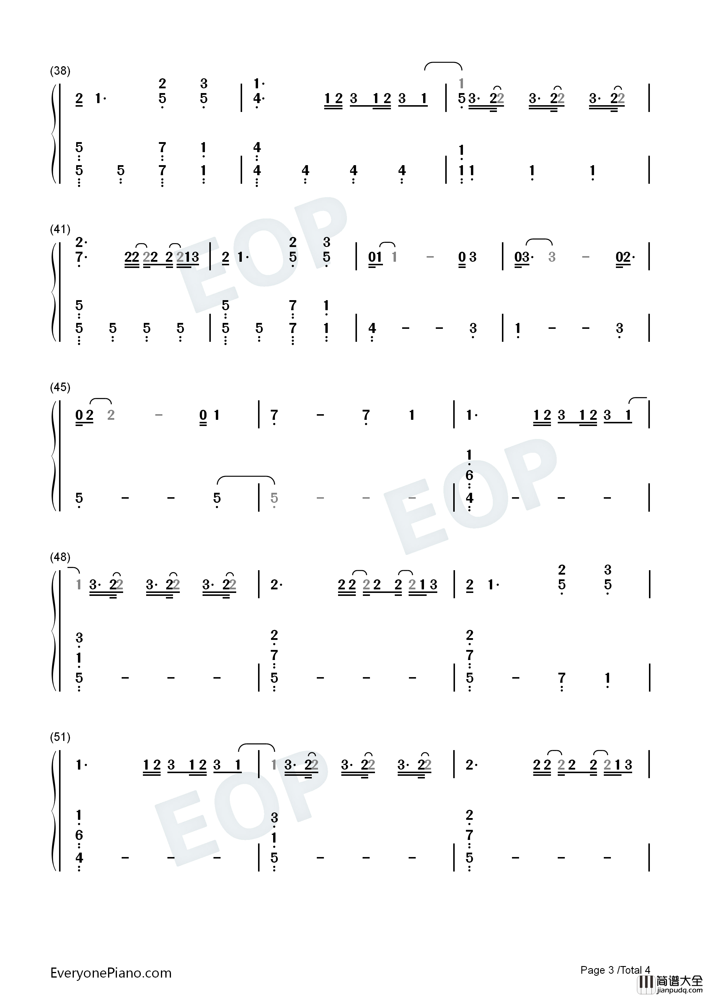 No_Chances钢琴简谱_Twenty_One_Pilots演唱