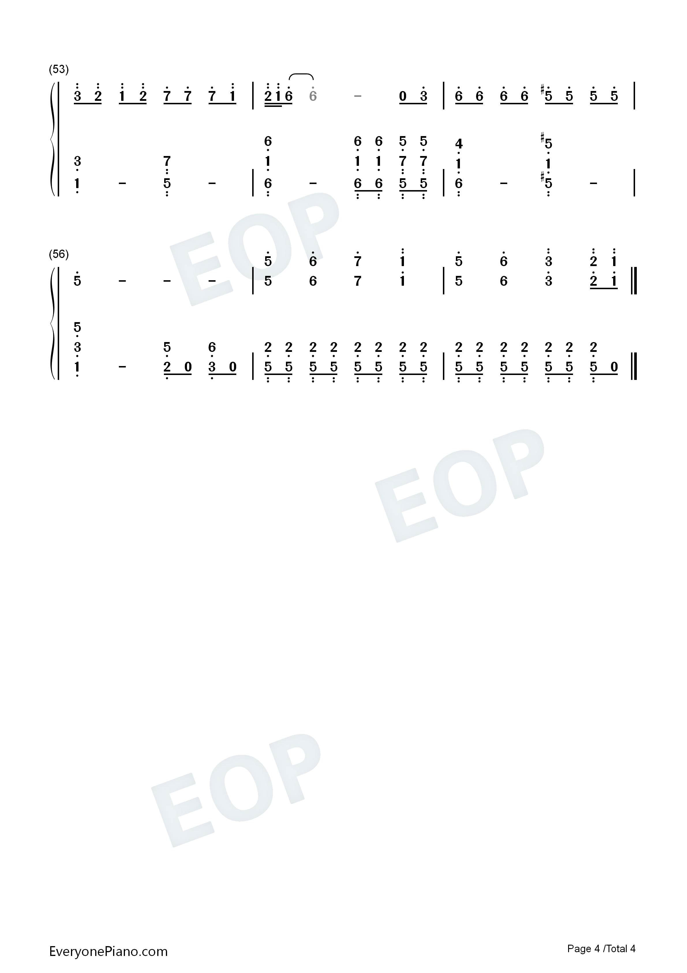 Hate_Me钢琴简谱_Miley_Cyrus演唱