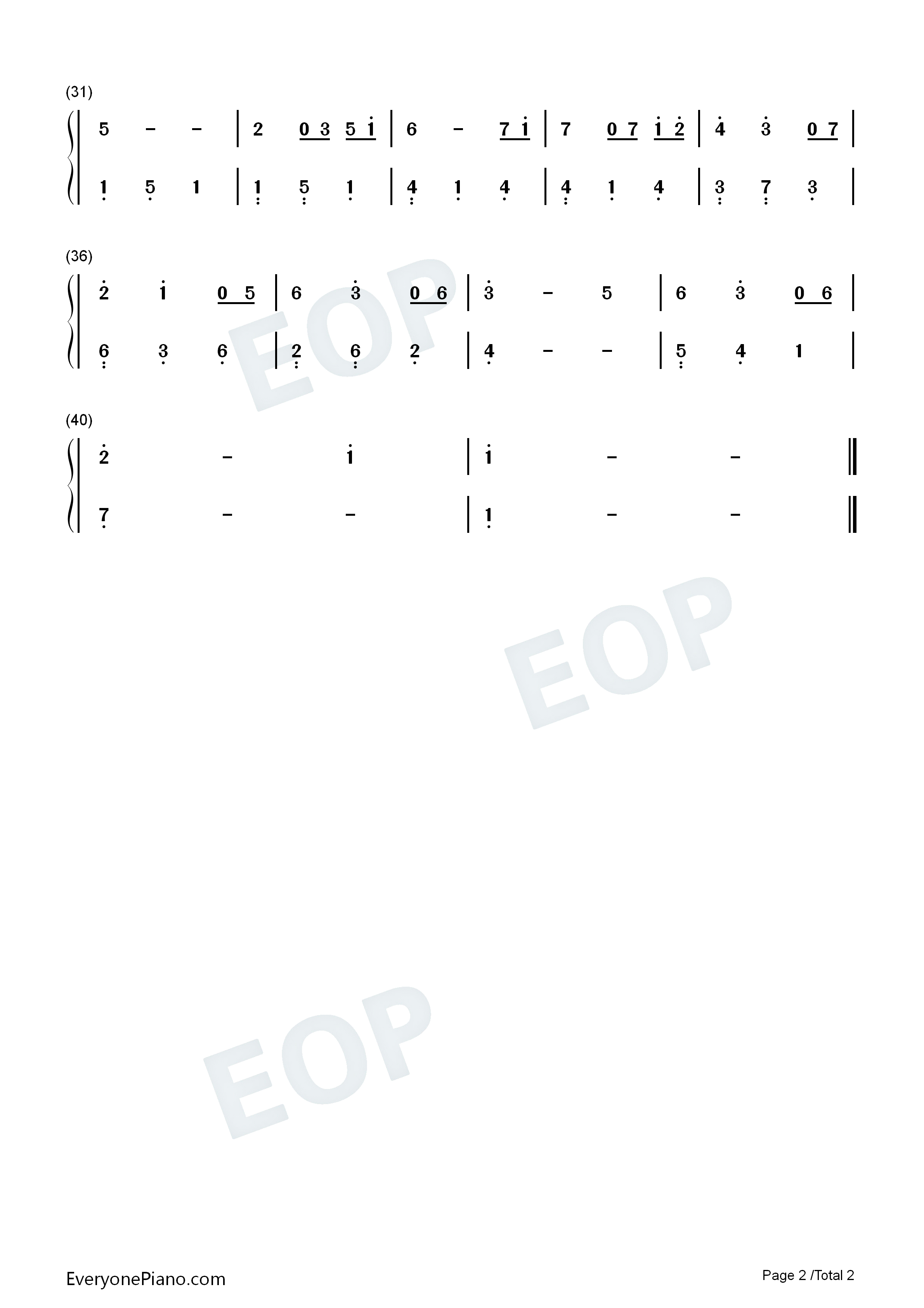 爱情事钢琴简谱_连诗雅_罗天宇演唱