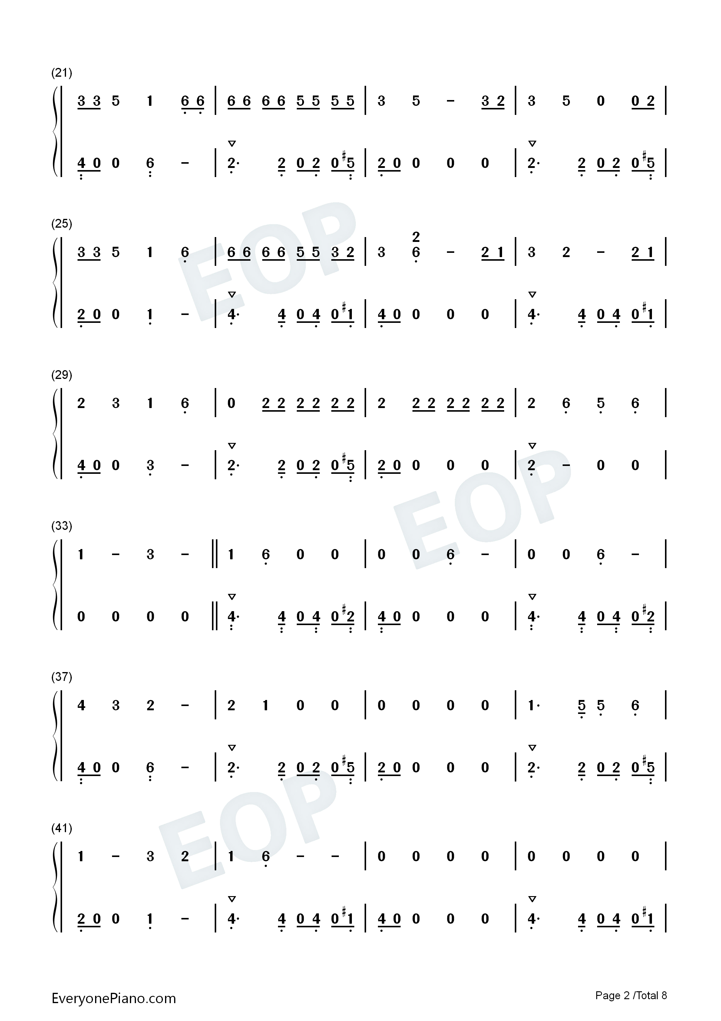 Pretty_Please钢琴简谱_Dua_Lipa演唱