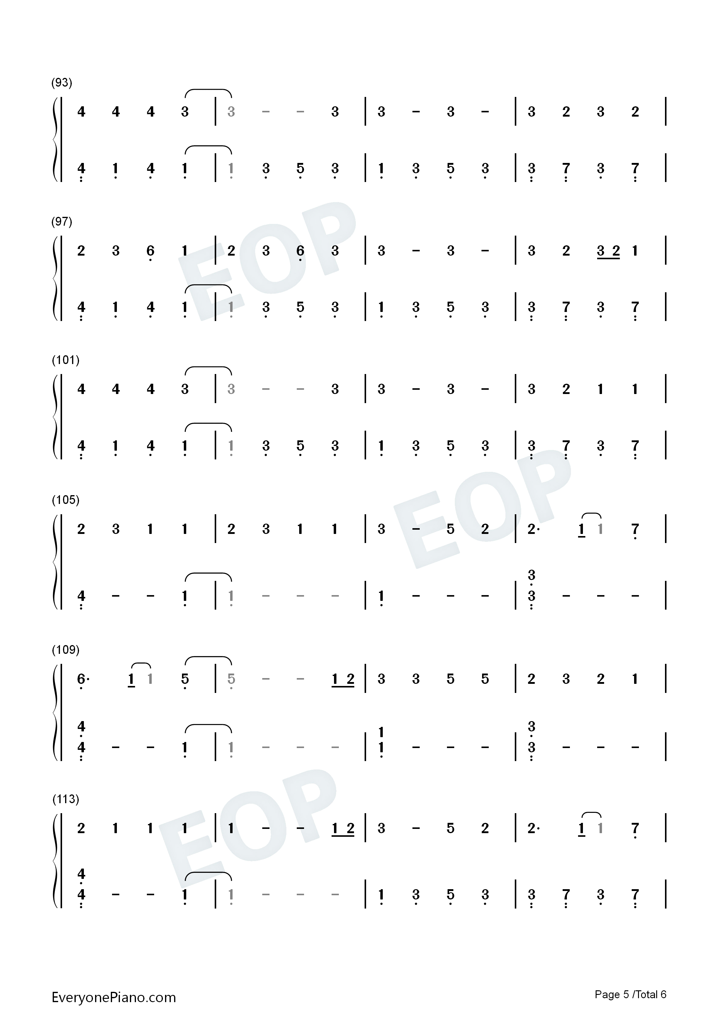 1_Step_Forward_3_Steps_Back钢琴简谱_Olivia_Rodrigo演唱