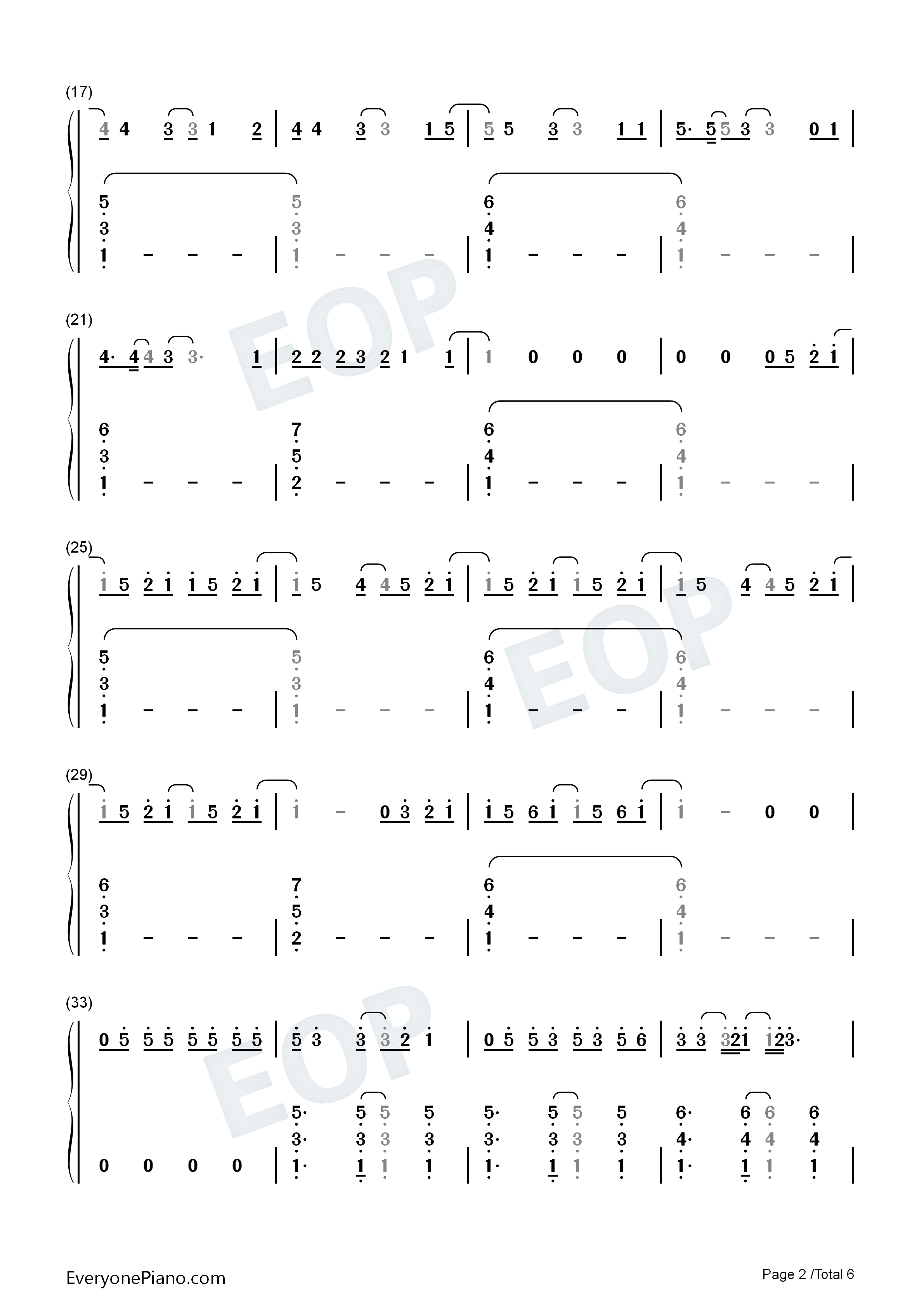 We_Are_the_People钢琴简谱_Martin_Garrix_Bono_The_Edge演唱