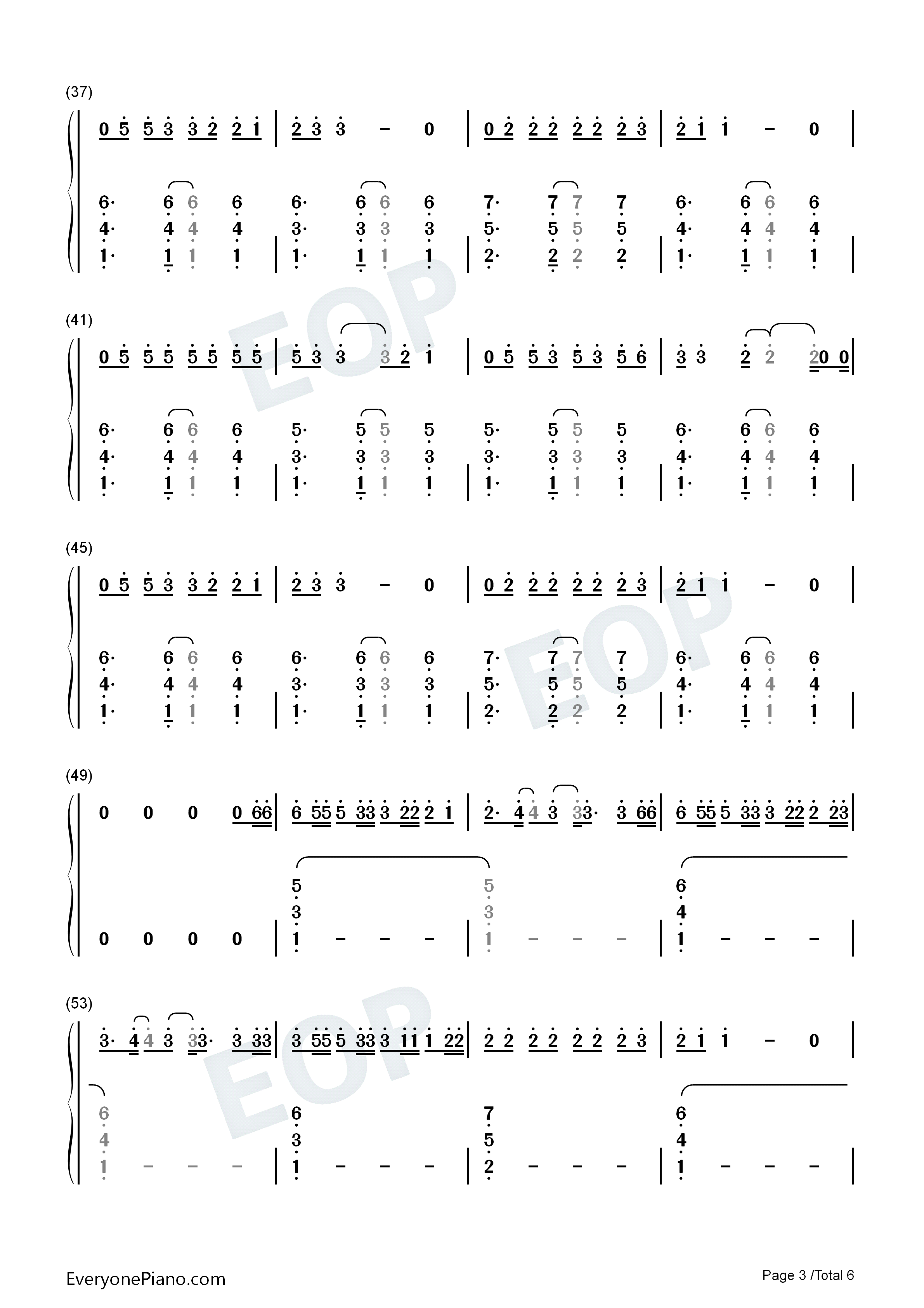 We_Are_the_People钢琴简谱_Martin_Garrix_Bono_The_Edge演唱