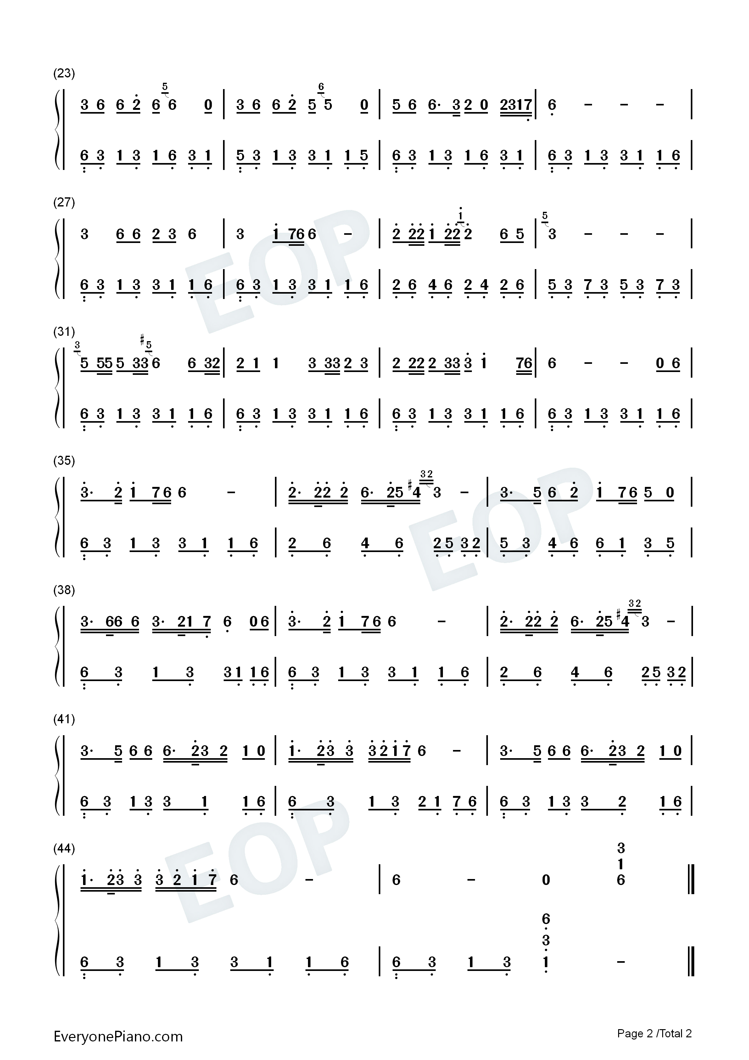 泪蛋蛋掉在酒杯杯里钢琴简谱_马美如演唱