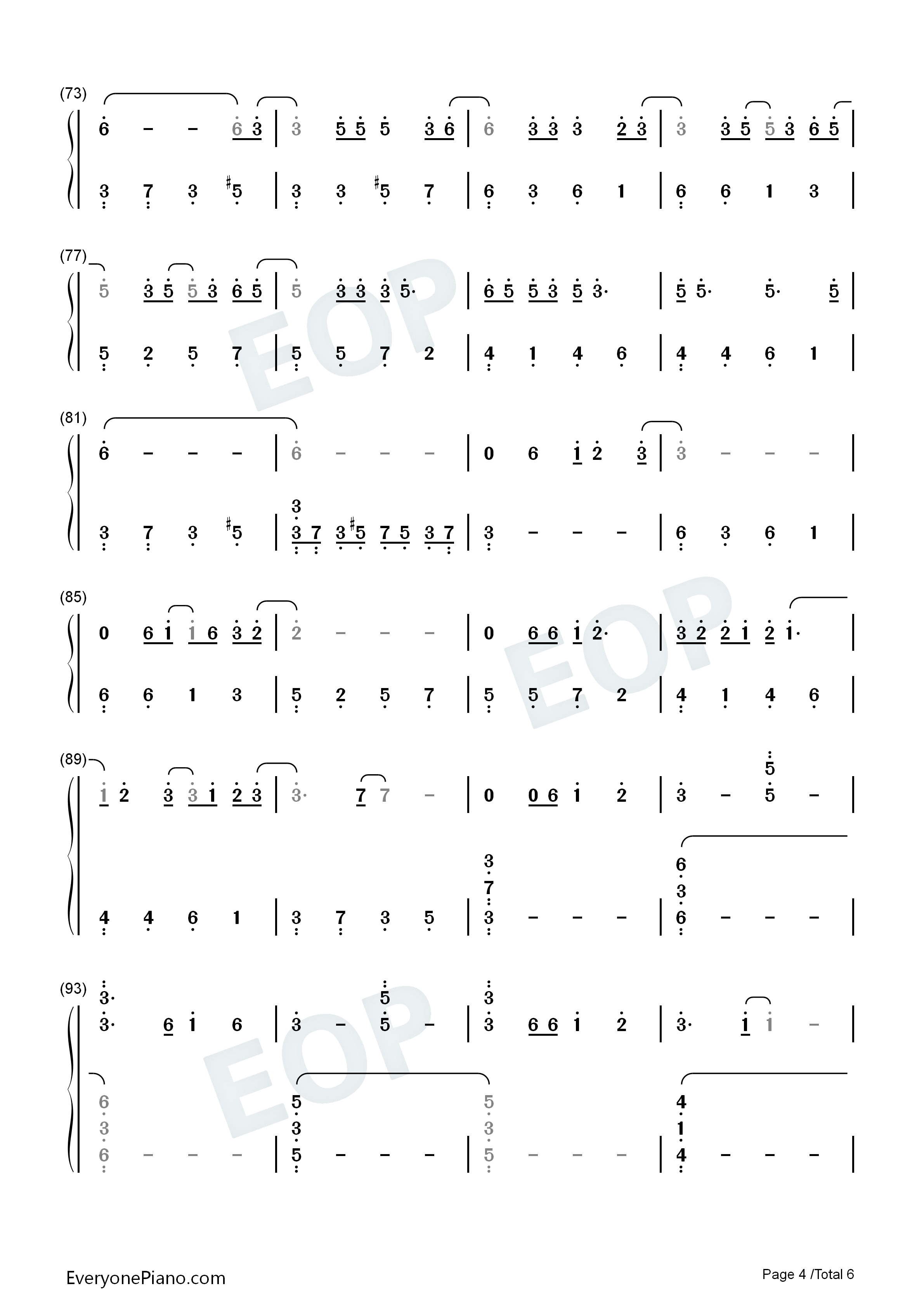 作为怪物钢琴简谱_马嘉祺_宋亚轩_张真源演唱