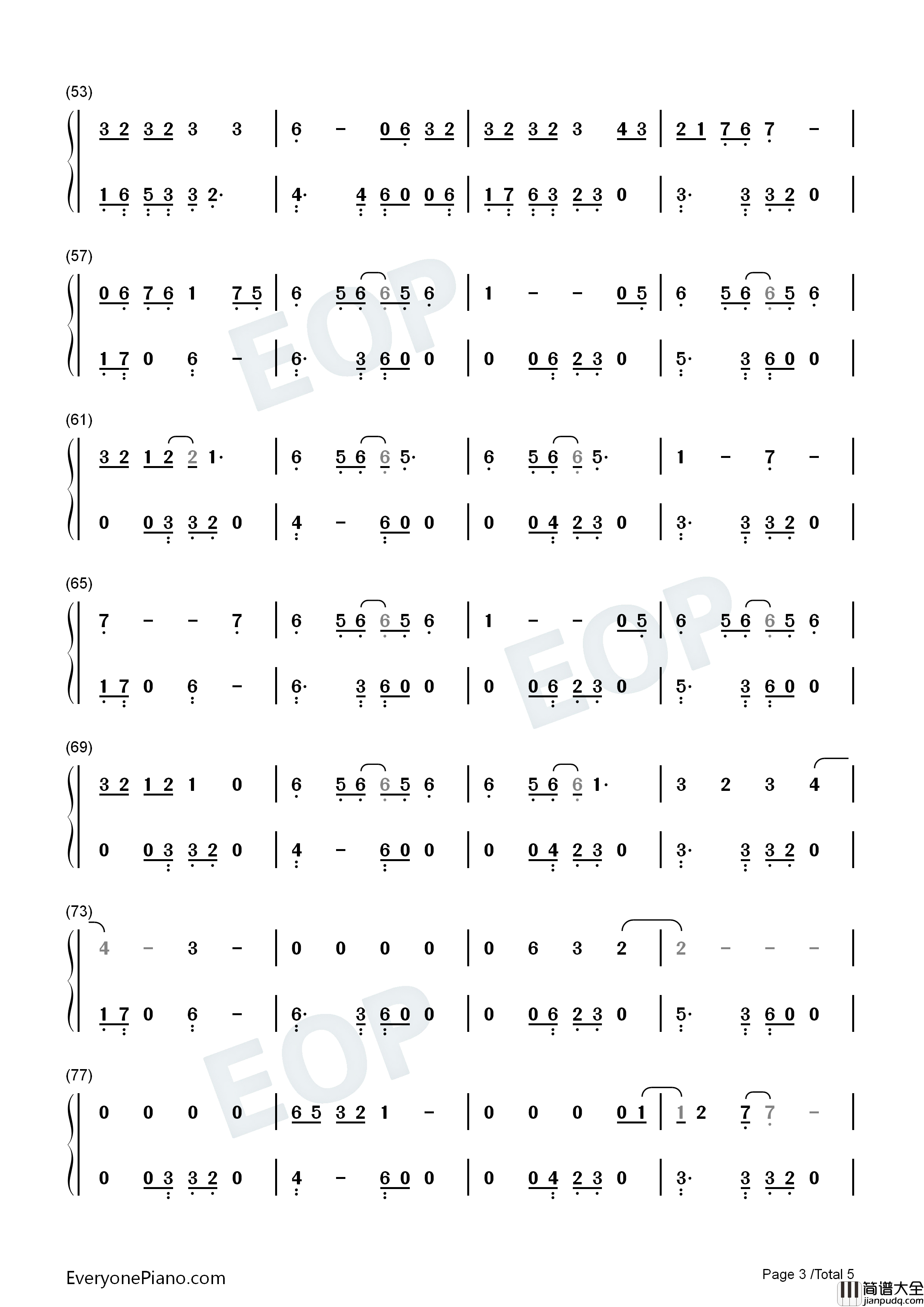 Lost_Cause钢琴简谱_Billie_Eilish演唱