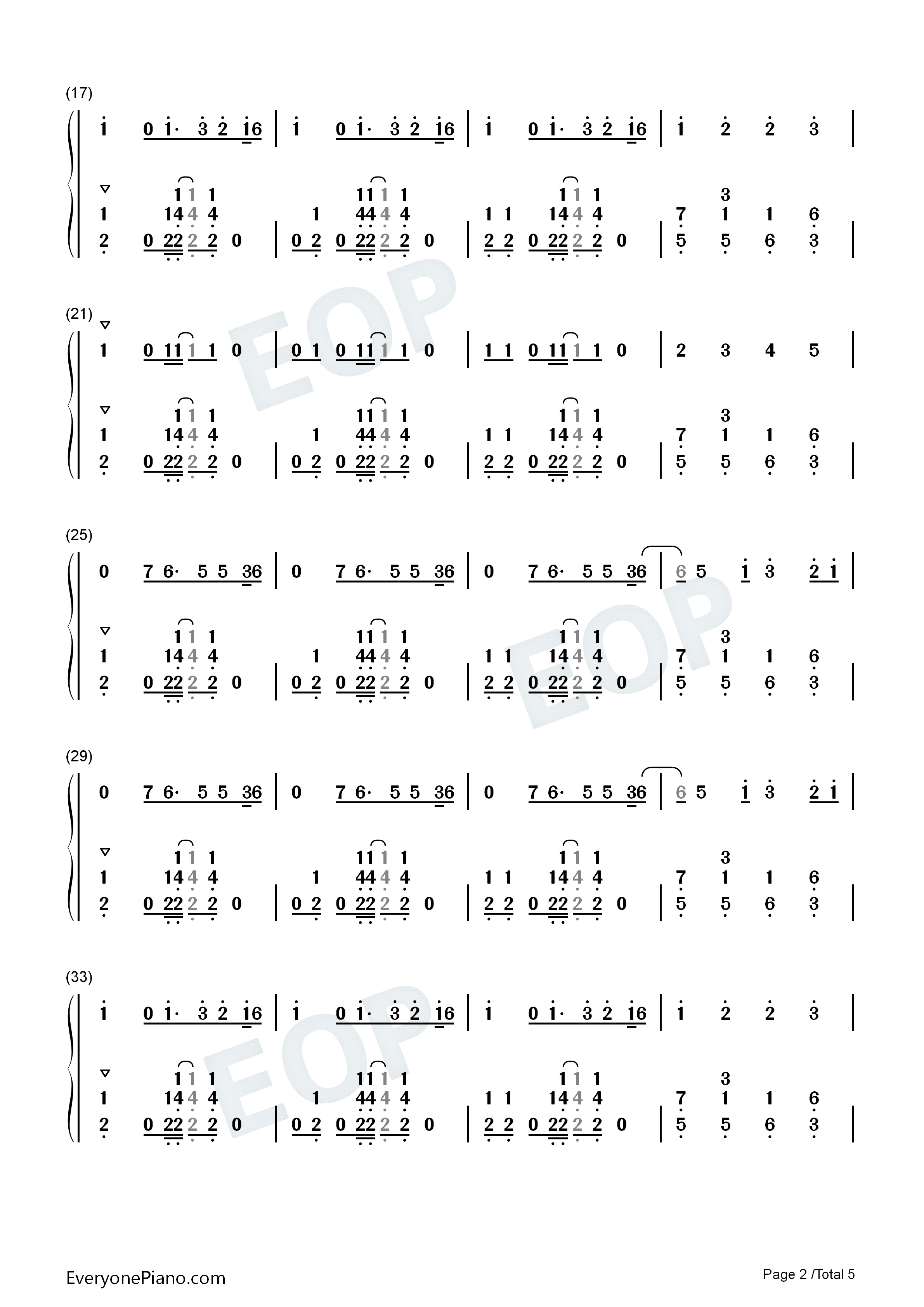 Sunshine钢琴简谱_Tieks_Dan_Harkna演唱