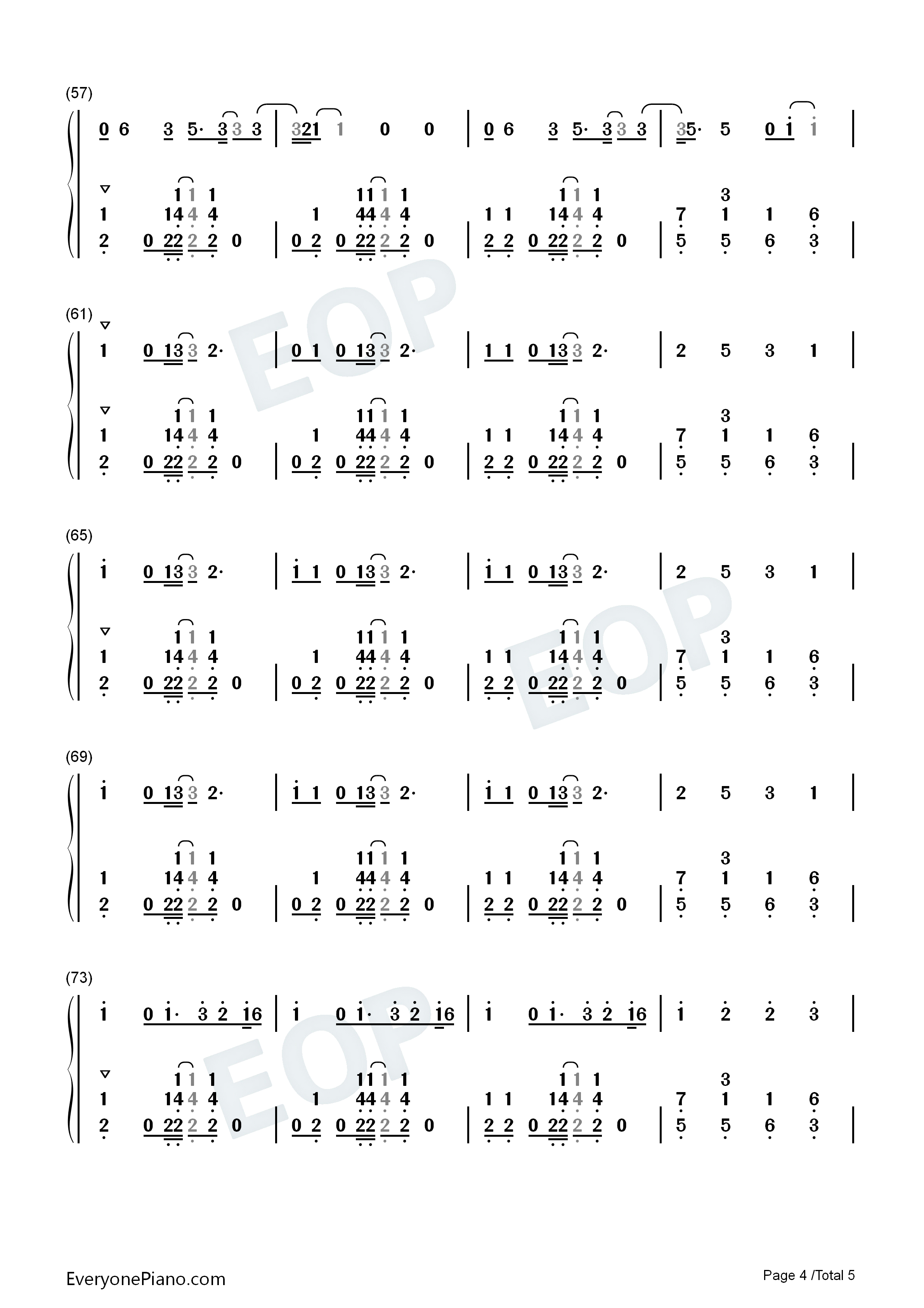 Sunshine钢琴简谱_Tieks_Dan_Harkna演唱