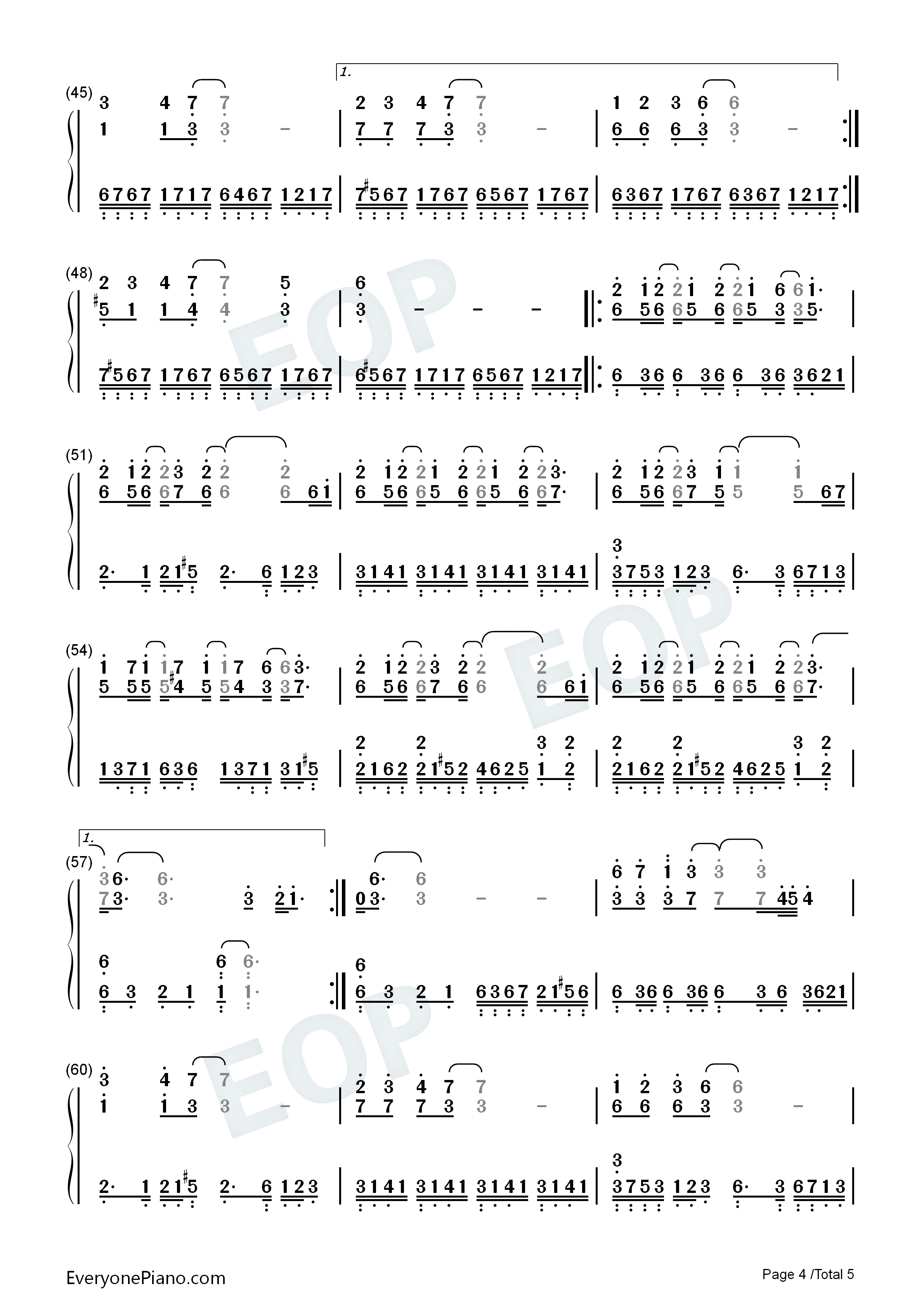 止战之殇钢琴简谱_周杰伦演唱