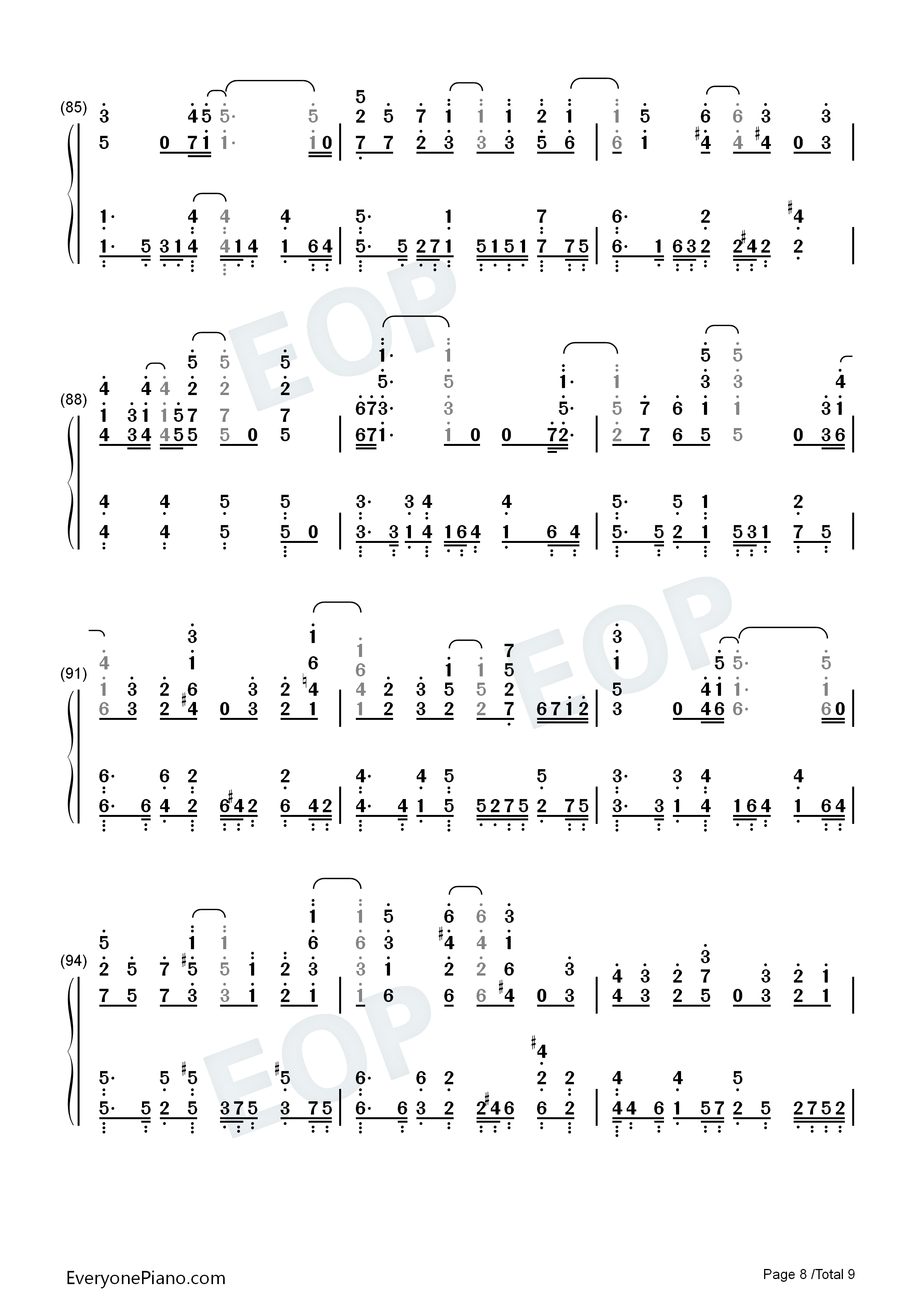 SEA_HORIZON钢琴简谱_海野高中海堤社演唱