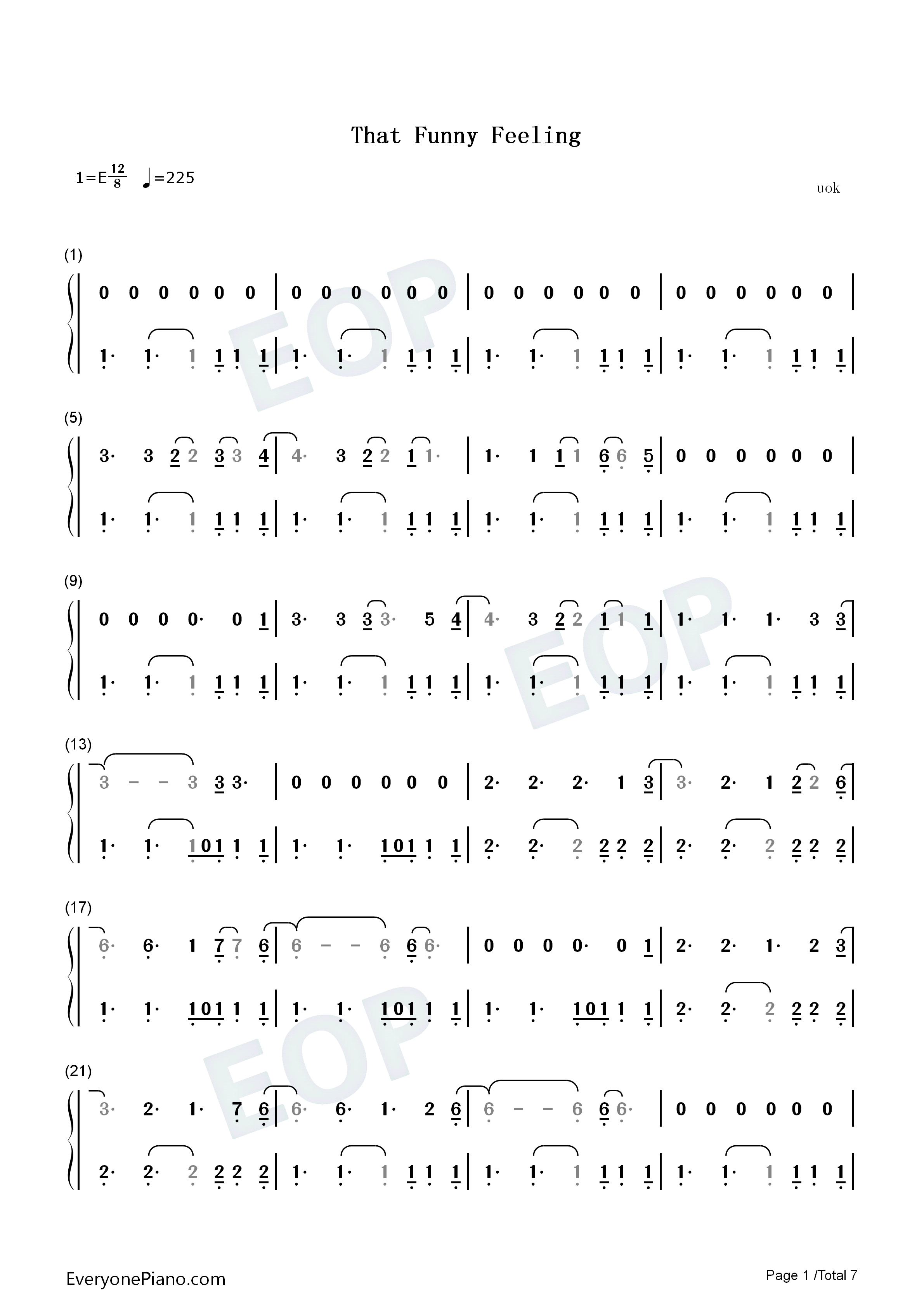 That_Funny_Feeling钢琴简谱_Bo_Burnham演唱