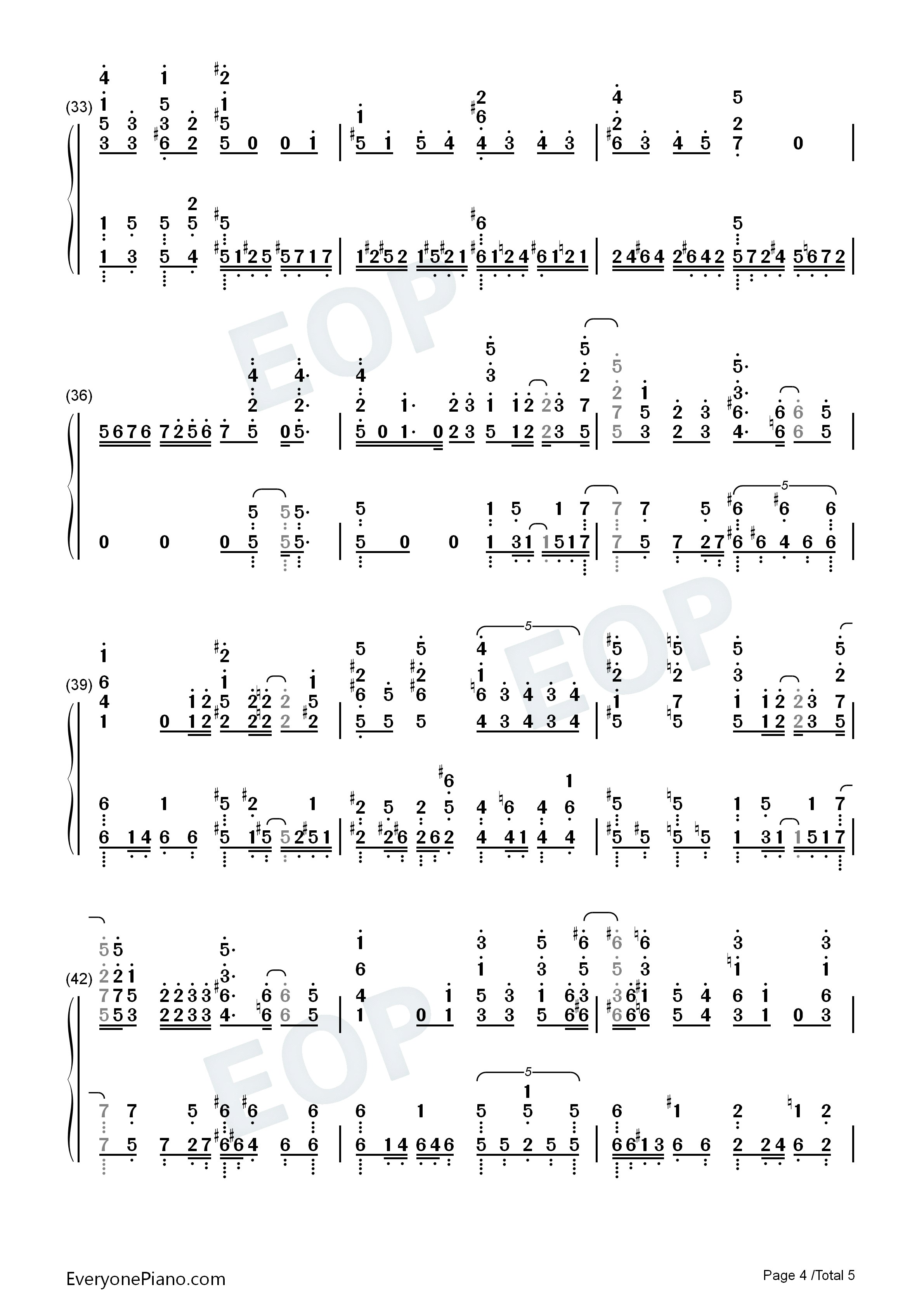 なだめスかし_Negotiation钢琴简谱_鹿乃_宇崎学妹演唱