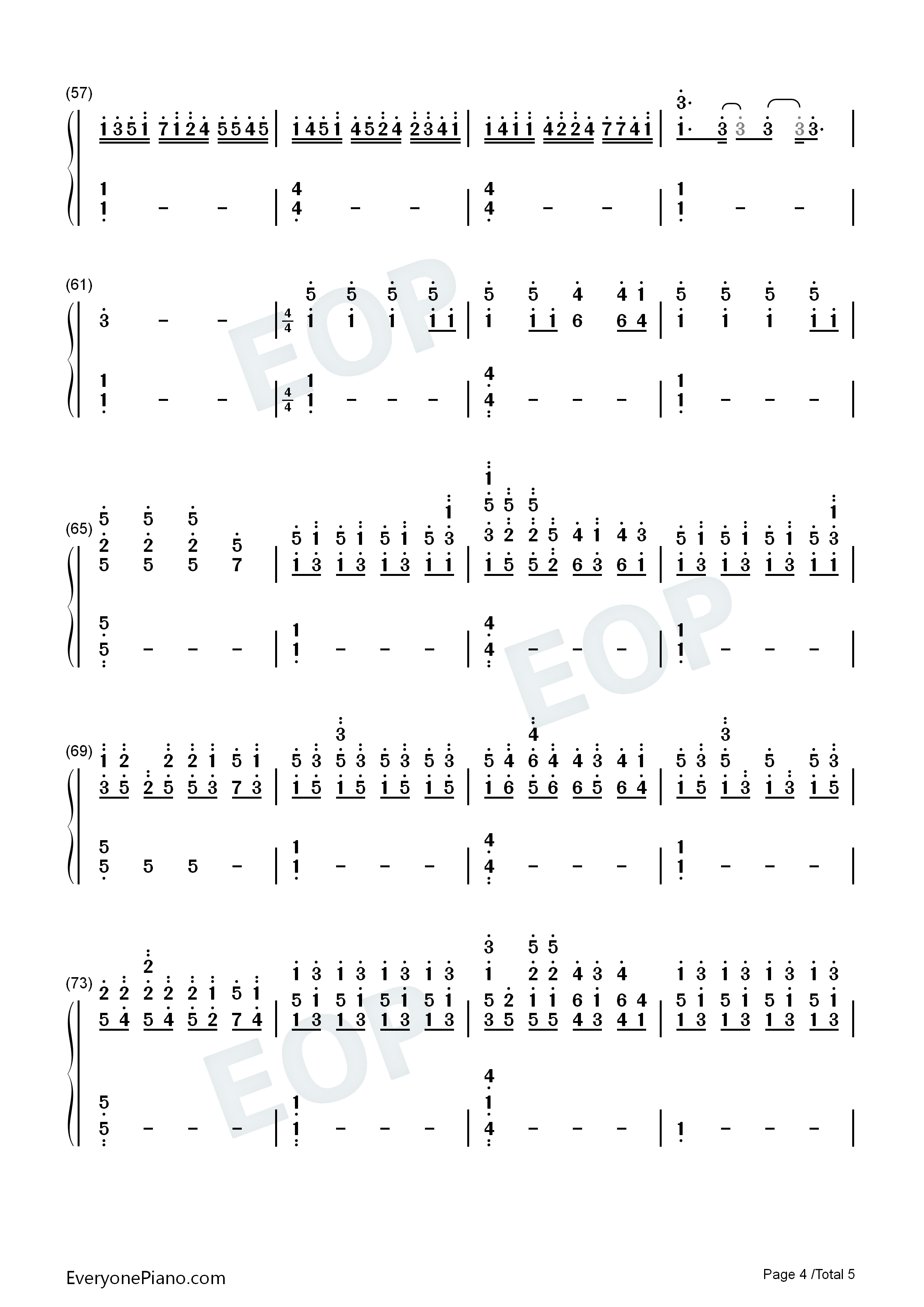 I_Say_Goodbye钢琴简谱_Florian_Bur演唱