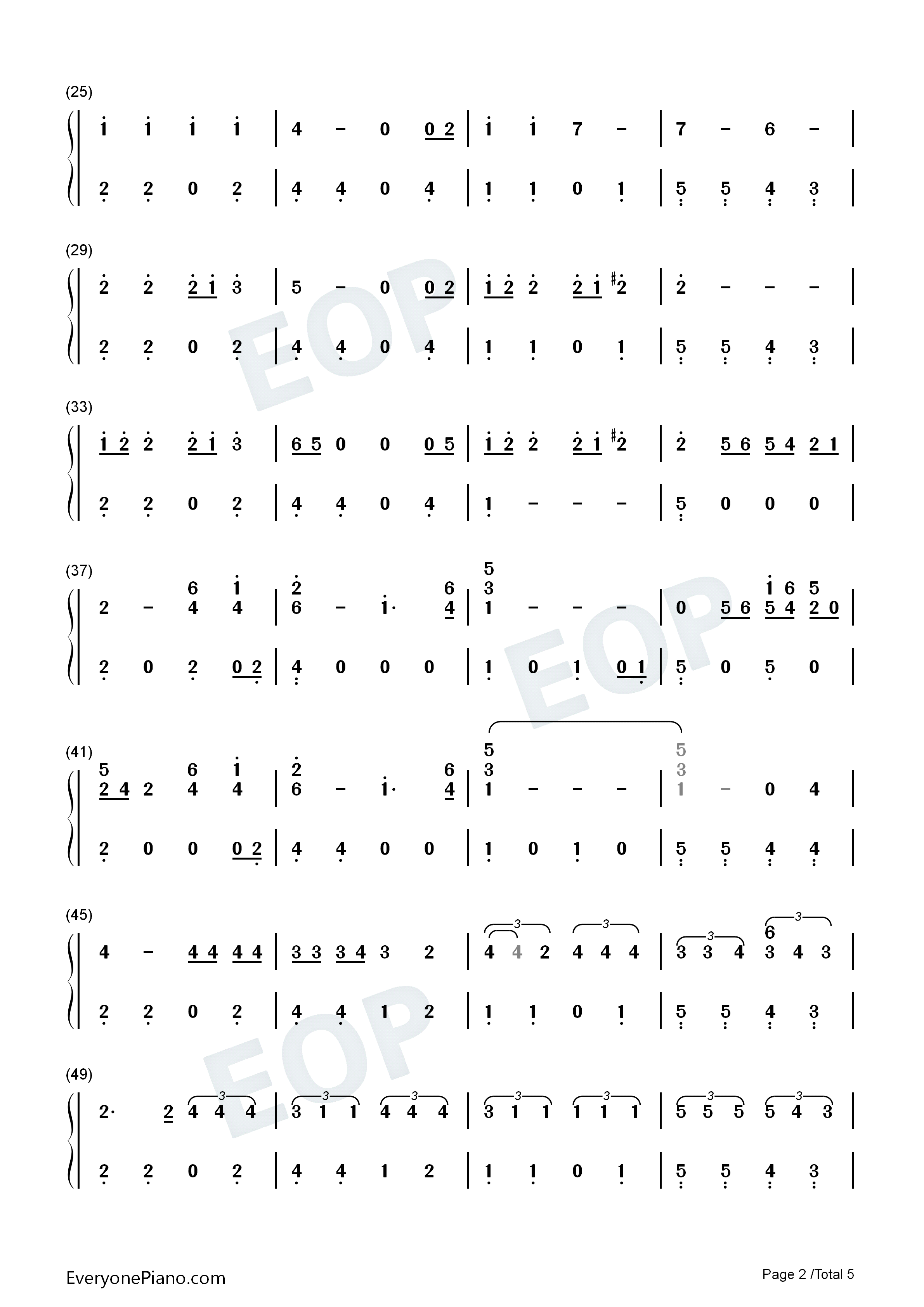 Jealousy_Jealousy钢琴简谱_Olivia_Rodrigo演唱