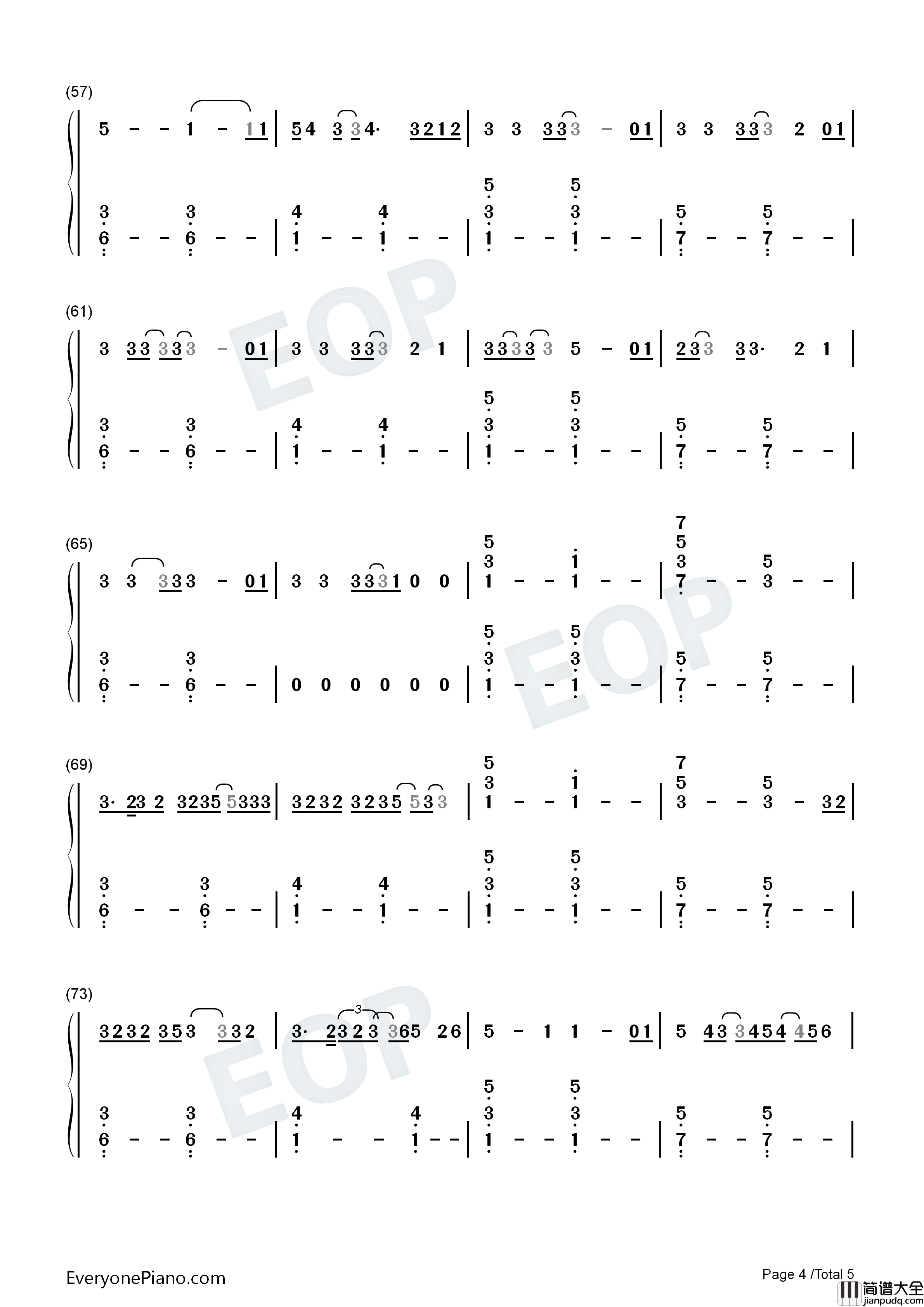 Traitor钢琴简谱_Olivia_Rodrigo演唱