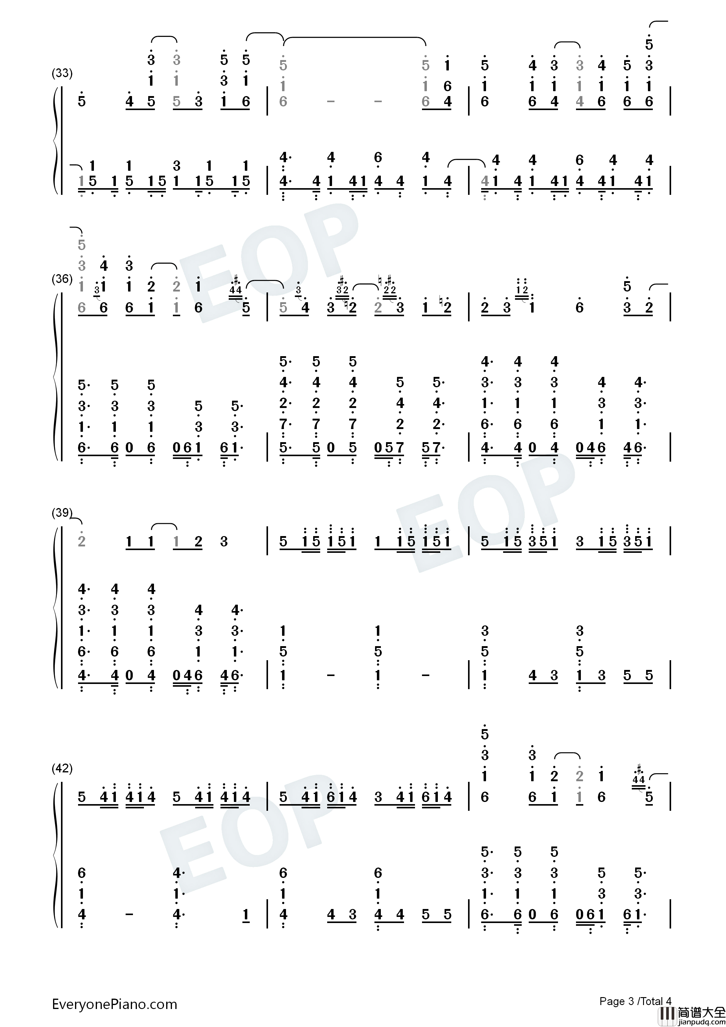 BEAUTIFUL钢琴简谱_Treasure演唱