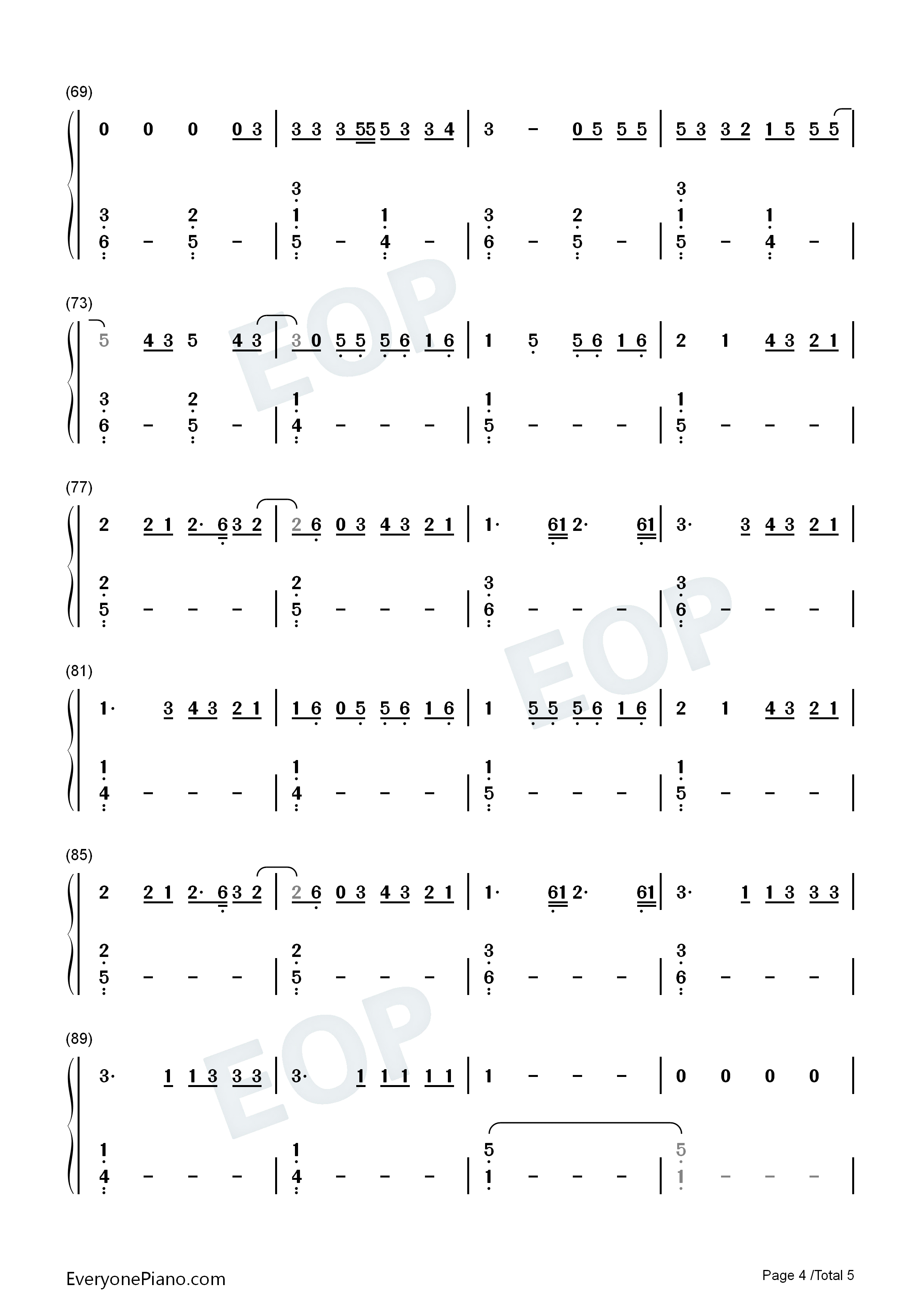 Little_Bit_of_Love钢琴简谱_Tom_Grennan演唱