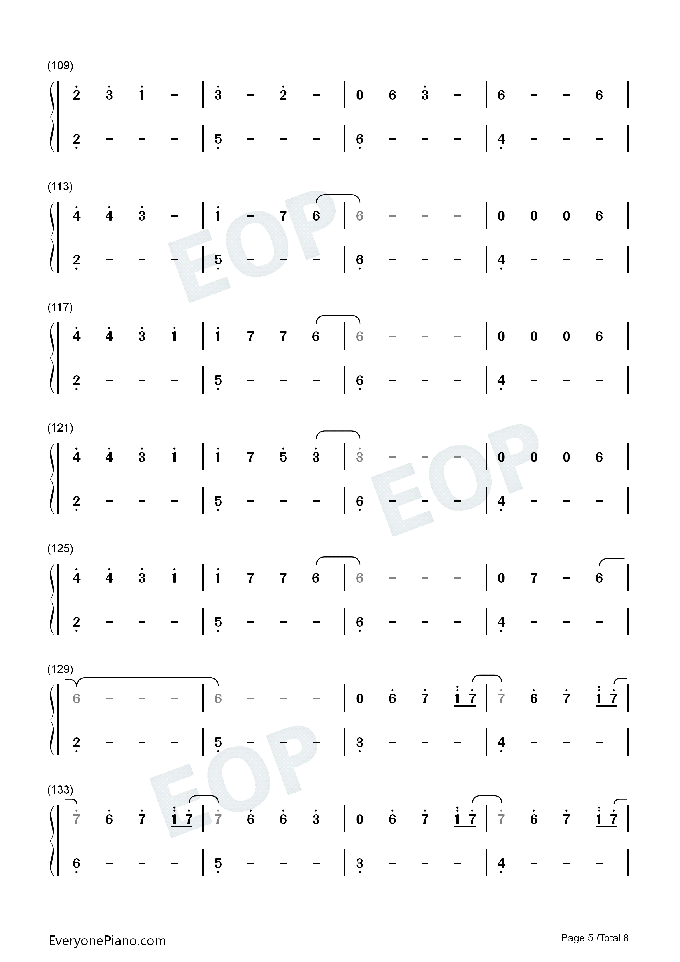 Love_Again钢琴简谱_Dua_Lipa演唱