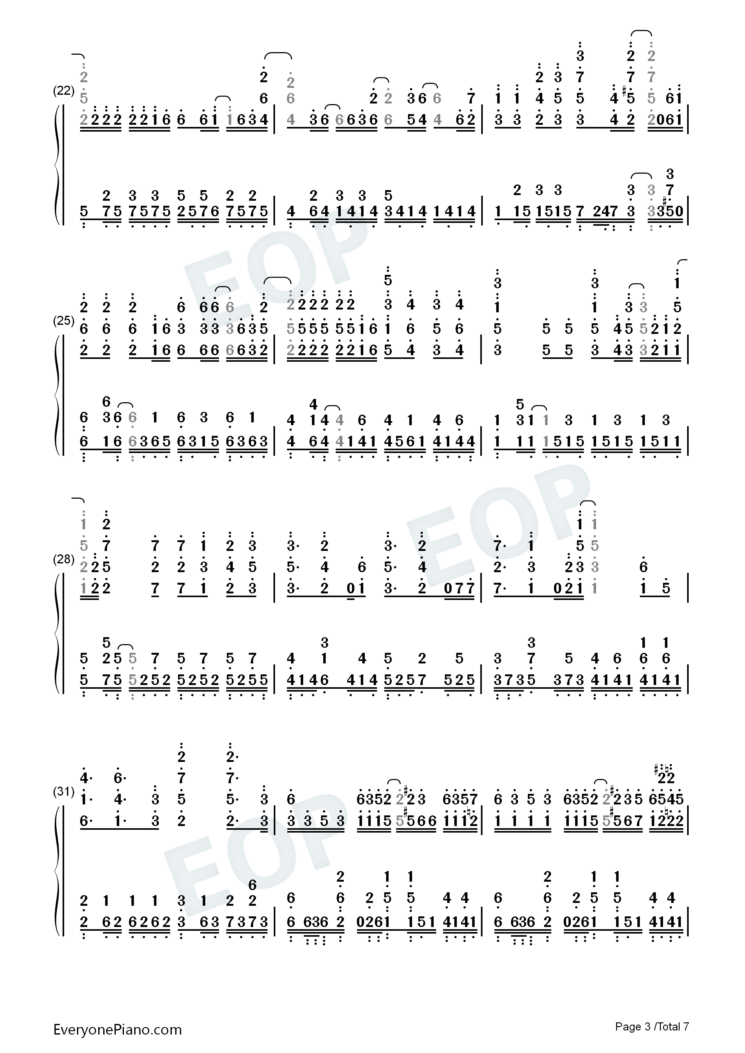 Bursty_Greedy_Spider钢琴简谱_铃木木乃美演唱