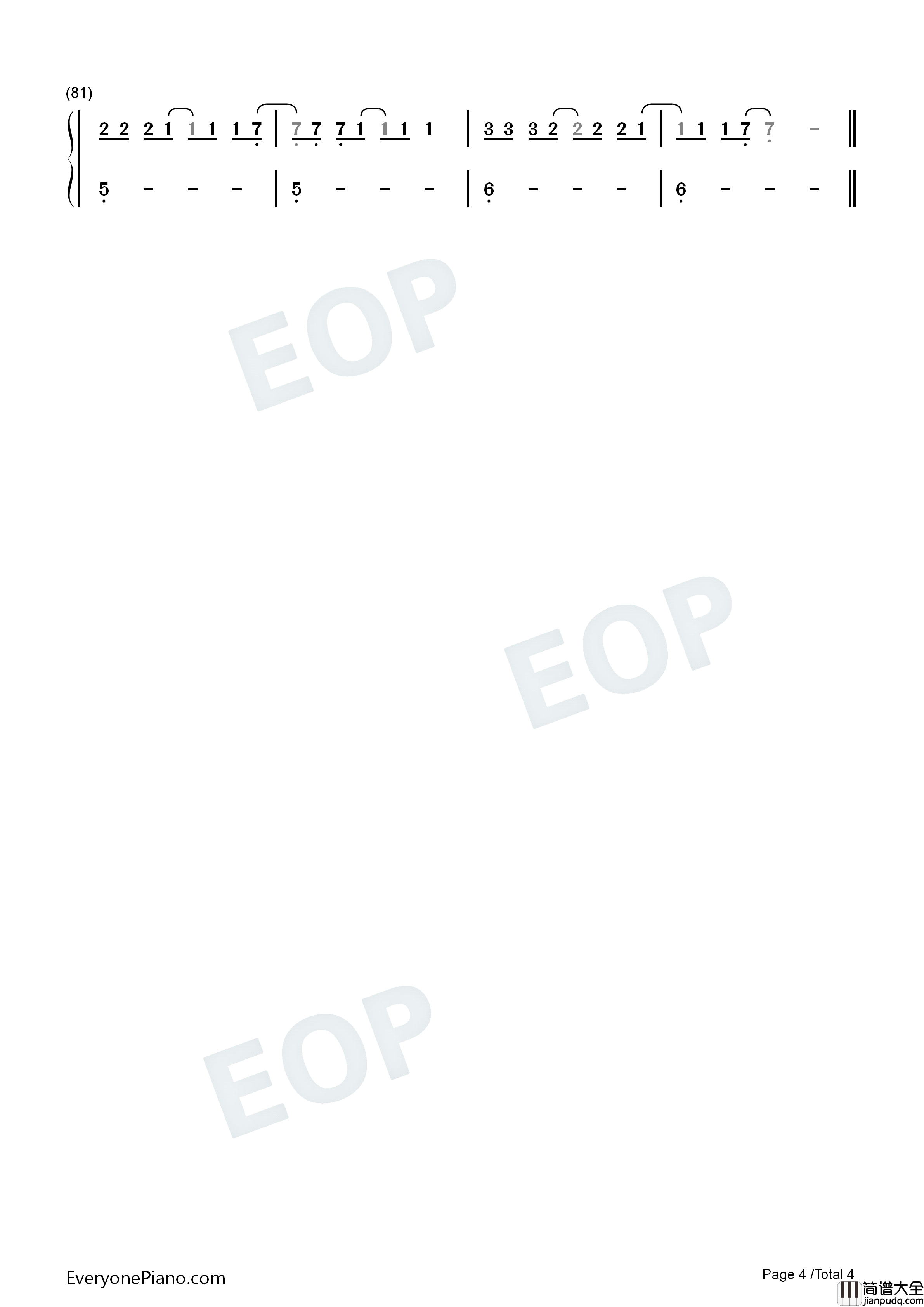 Leave_Before_You_Love_Me钢琴简谱_Marshmello_Jonas_Brothers演唱