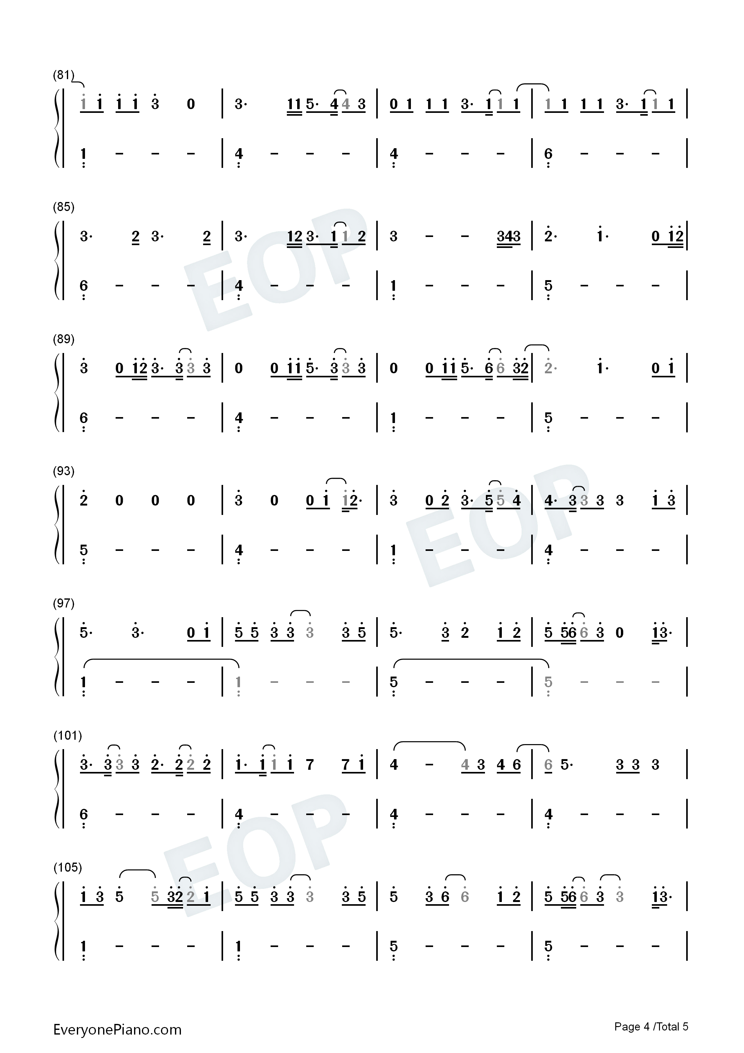 All_I_Know_So_Far钢琴简谱_Pink演唱