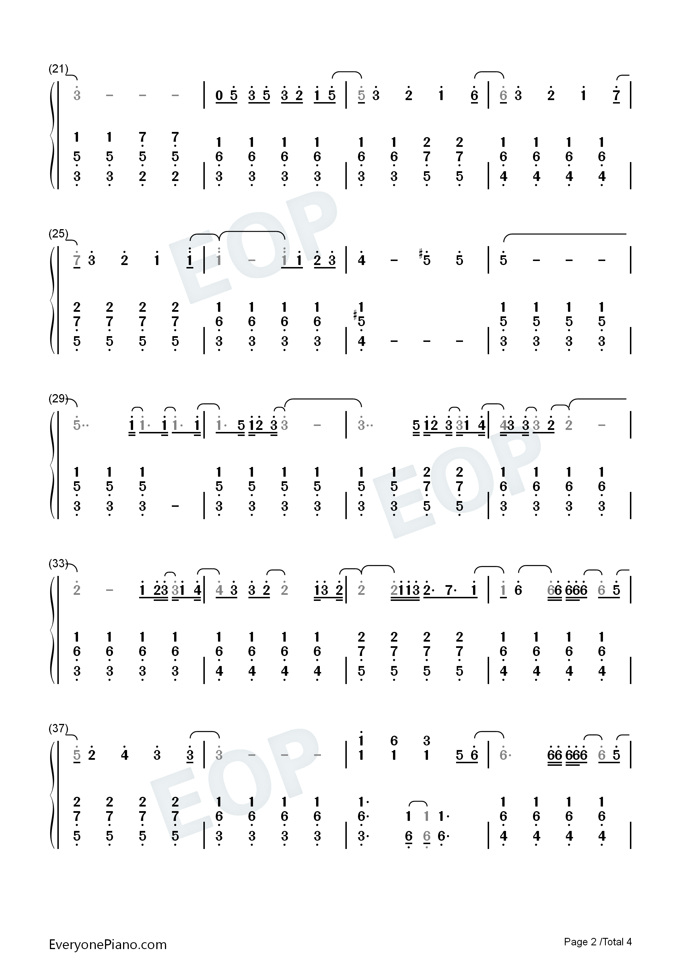 Stars钢琴简谱_Duncan_Laurence演唱