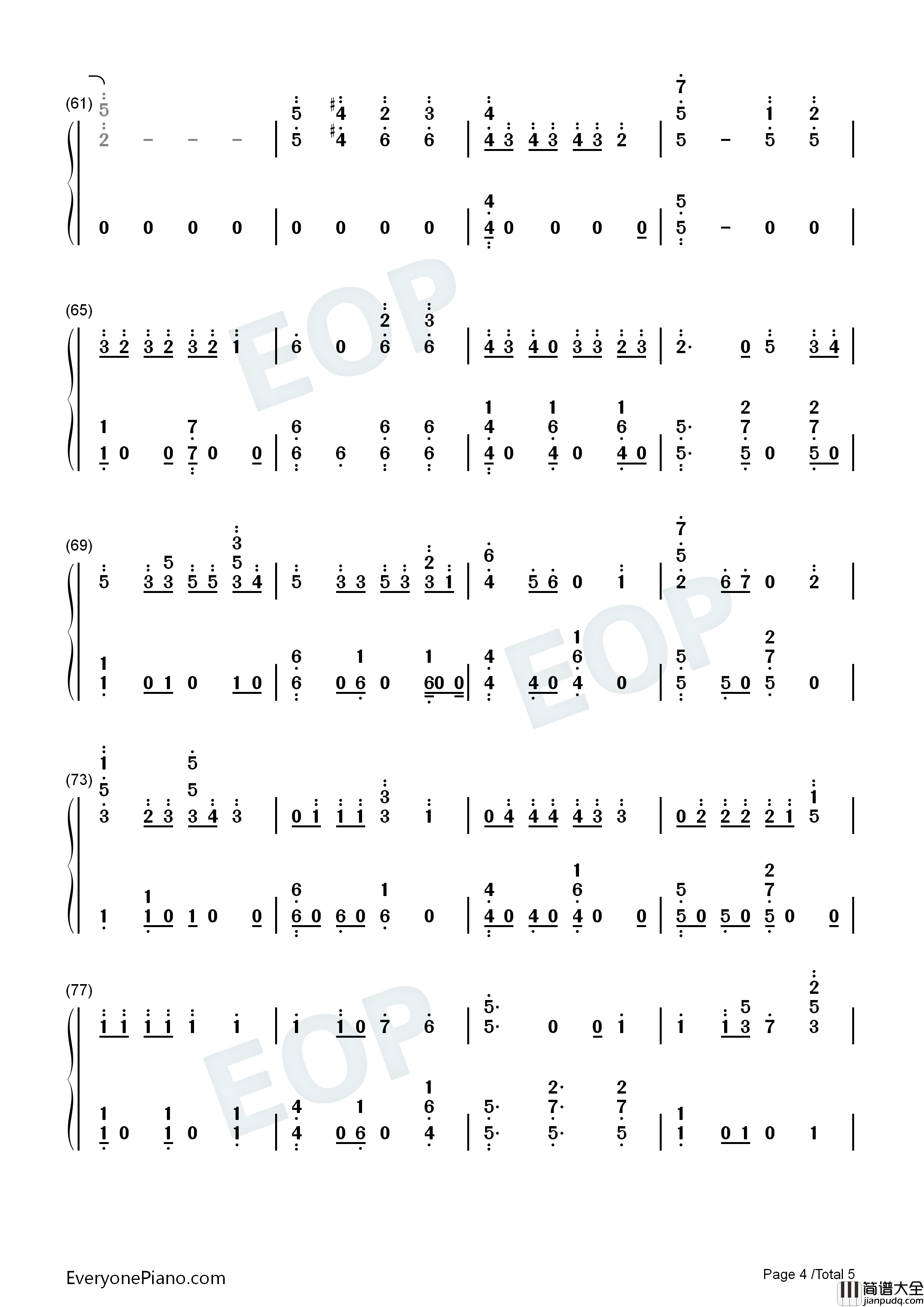 After_School钢琴简谱_Weeekly演唱