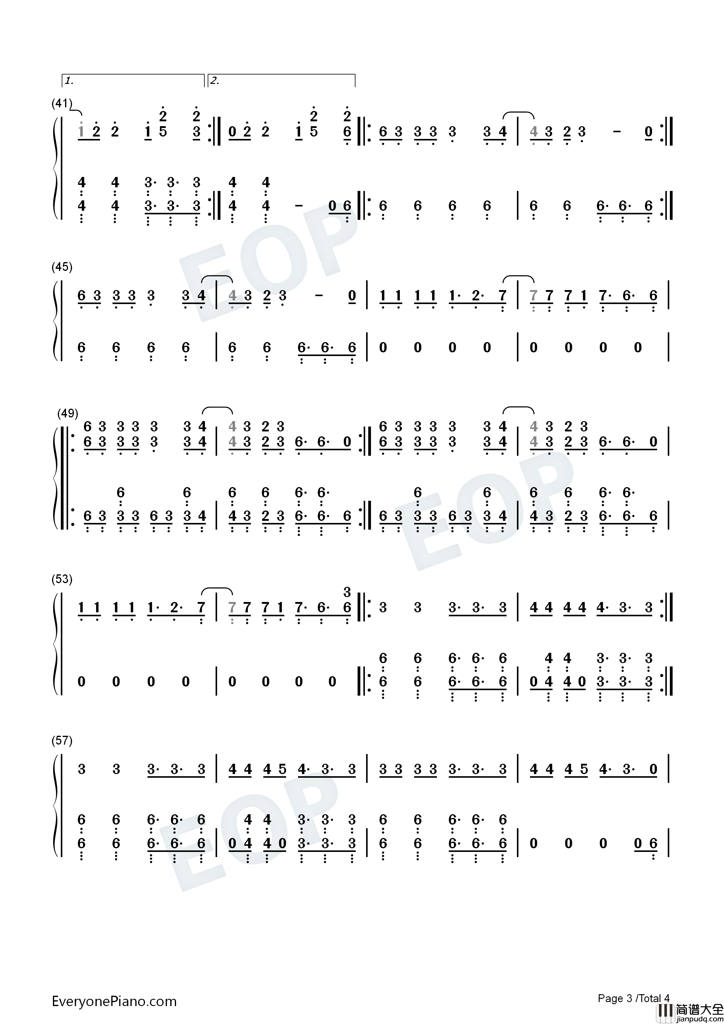 I_Wanna_Be_Your_Slave钢琴简谱_Maneskin演唱