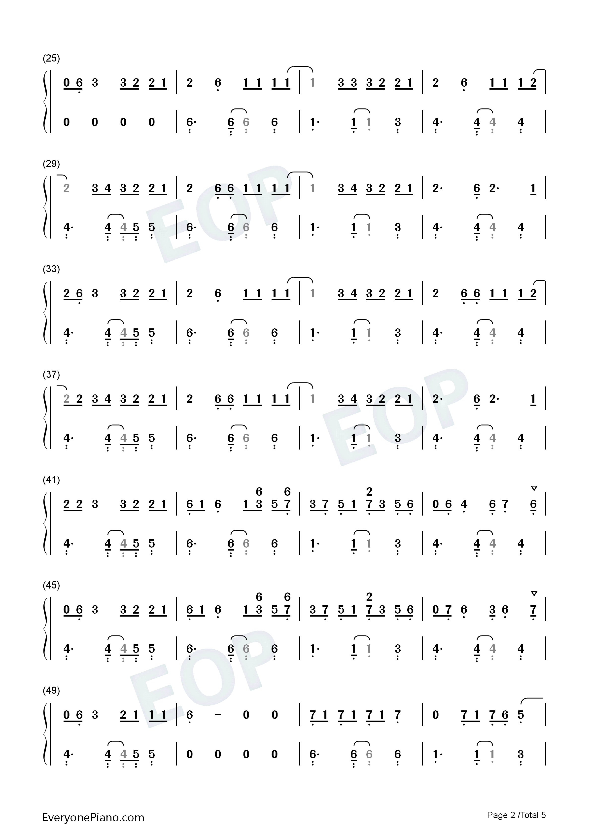 Bad_Habits钢琴简谱_Ed_Sheeran演唱