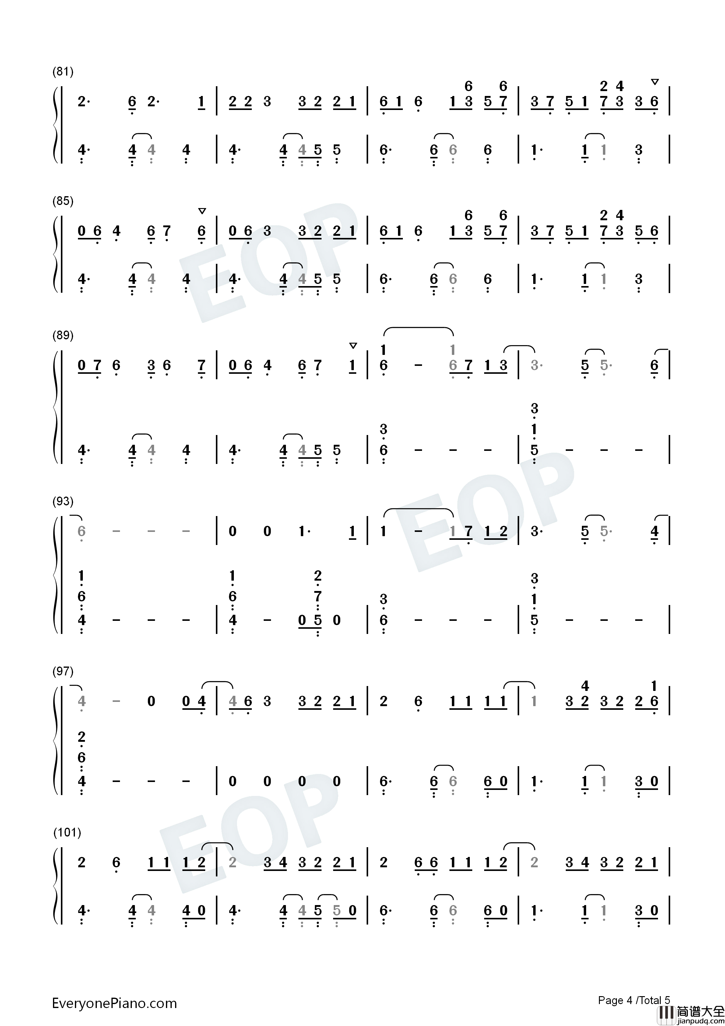 Bad_Habits钢琴简谱_Ed_Sheeran演唱