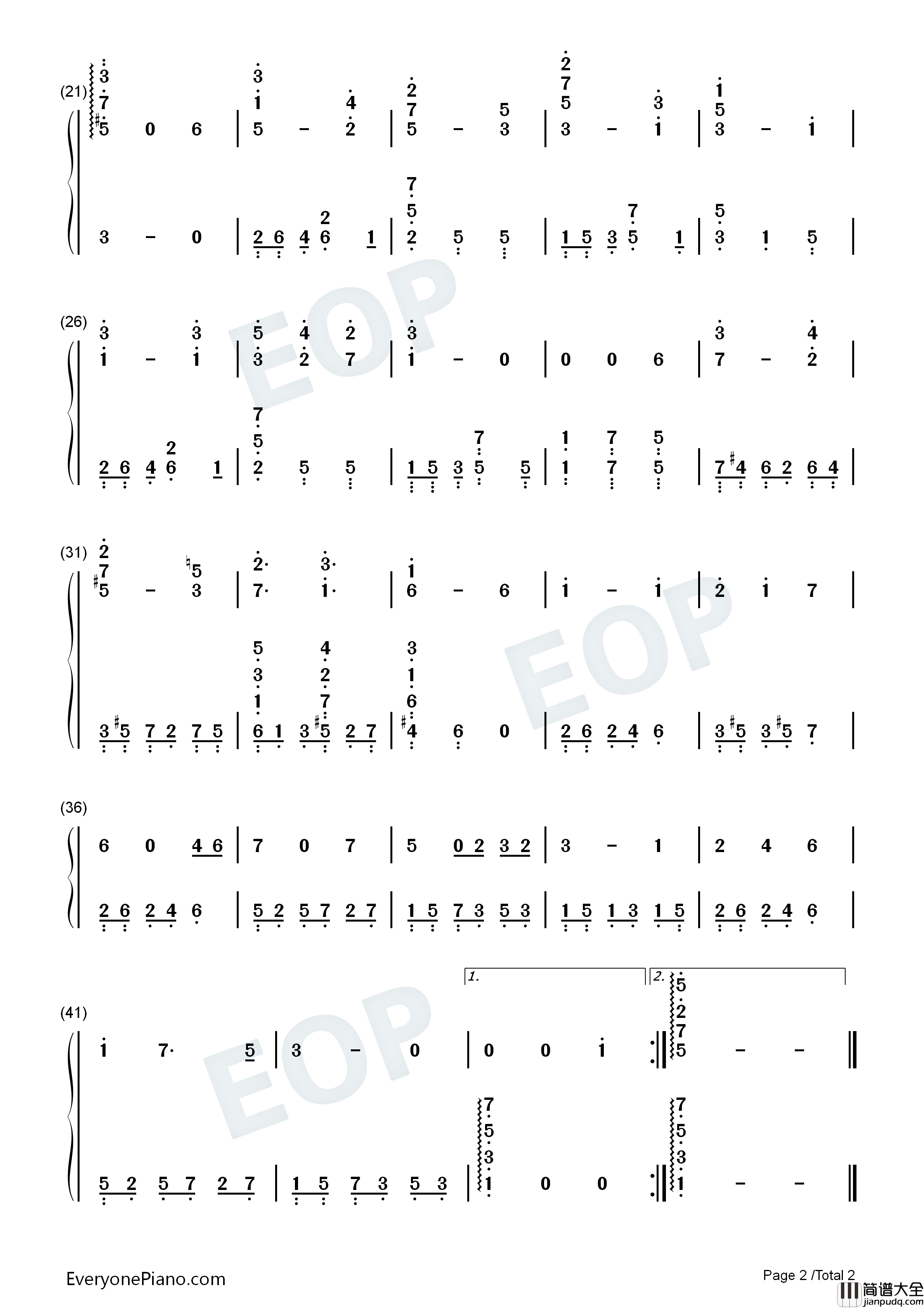 POM_POM钢琴简谱_LilyPichu演唱