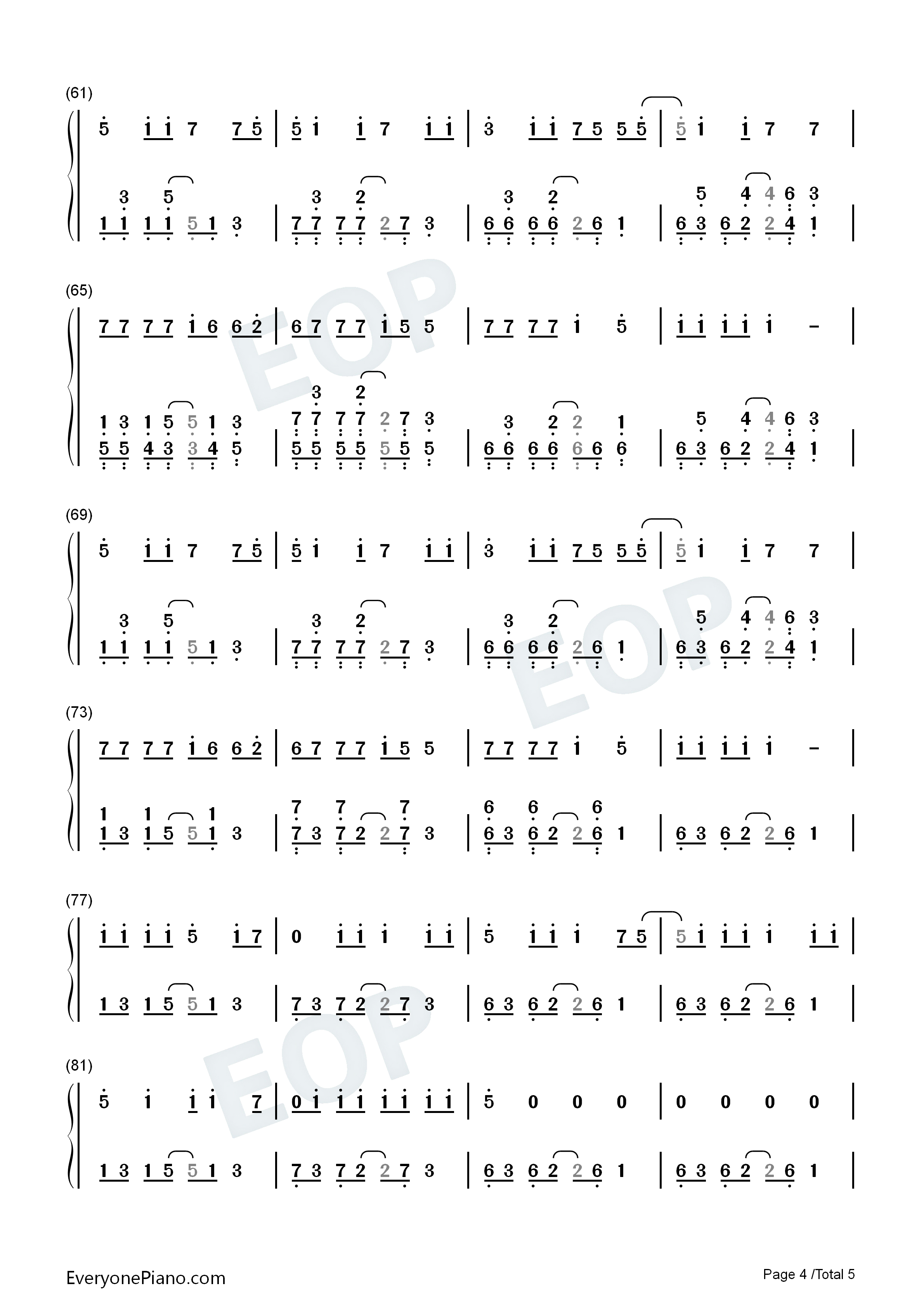 Up_Up_and_Away钢琴简谱_Juice_WRLD演唱