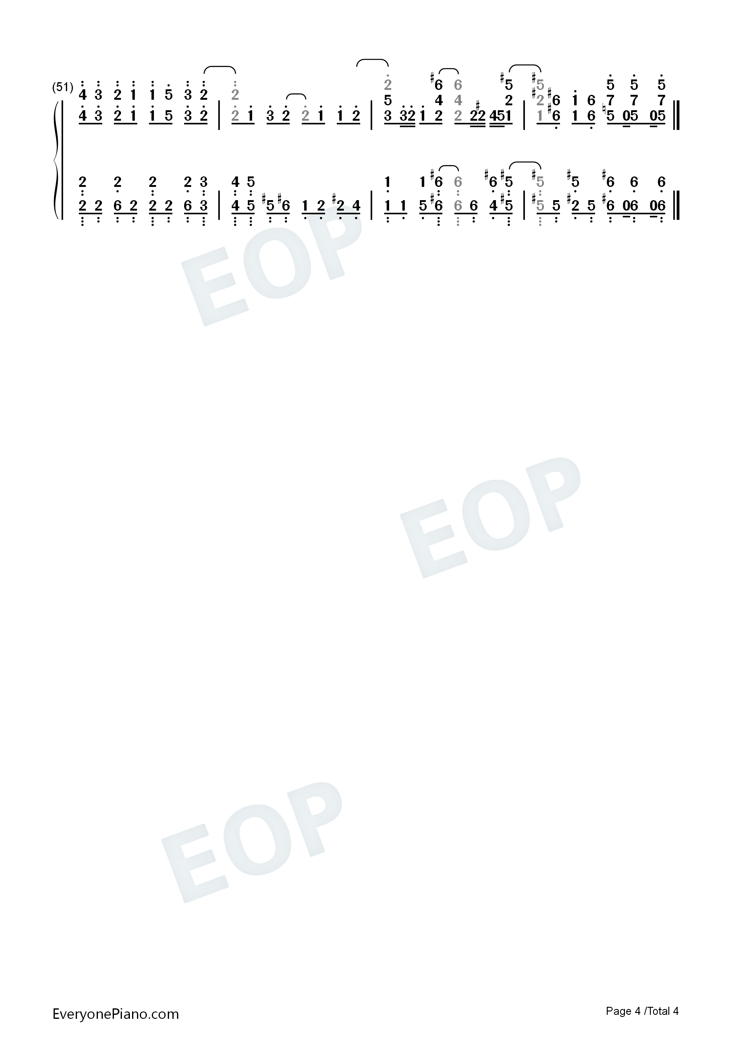 センチメートル钢琴简谱_The_Peggies演唱