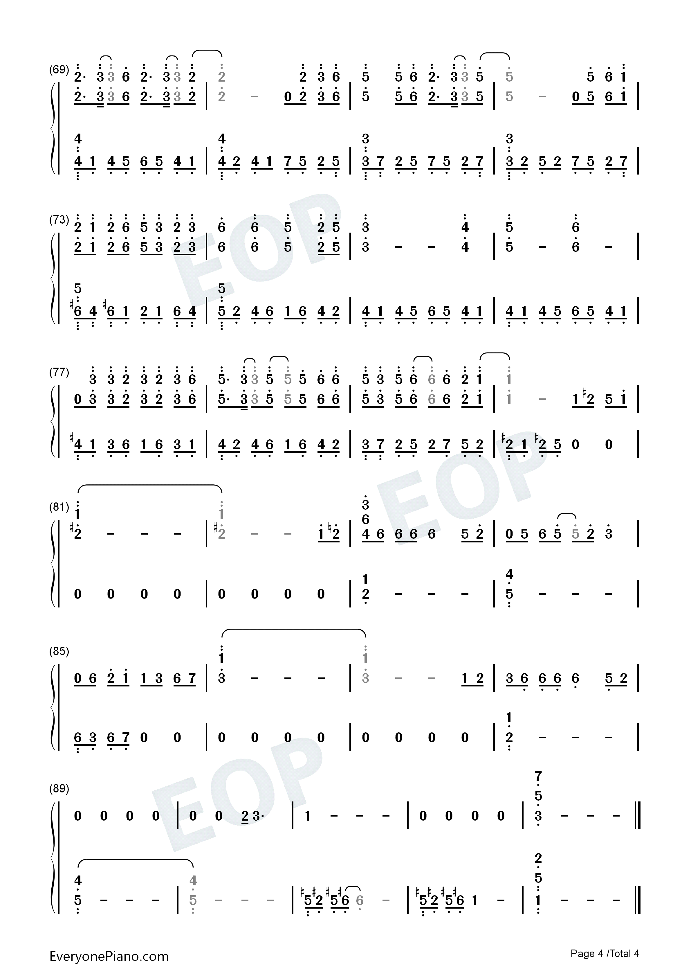 阿楚姑娘钢琴简谱_梁凡演唱