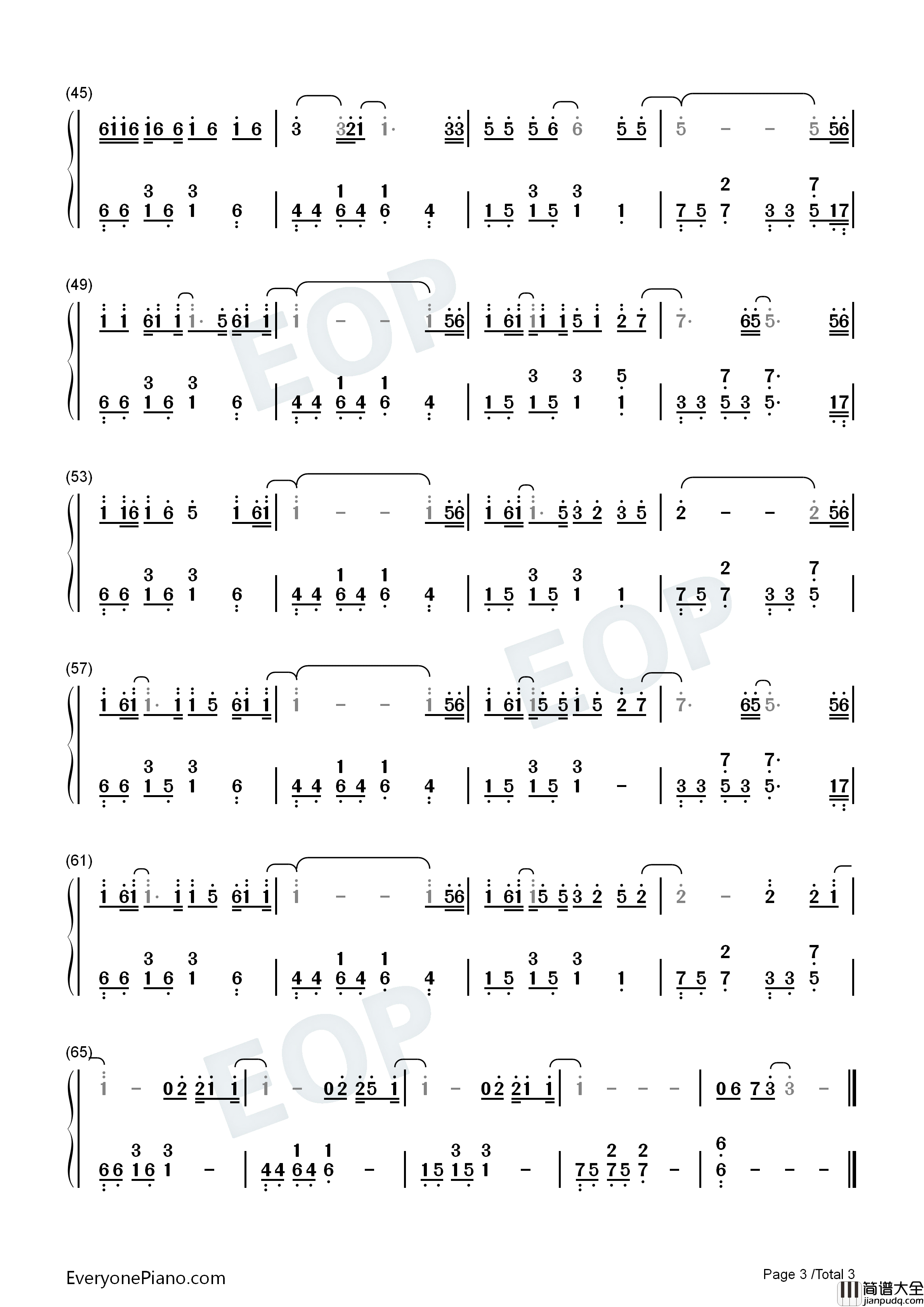 十八钢琴简谱_陈雪凝演唱