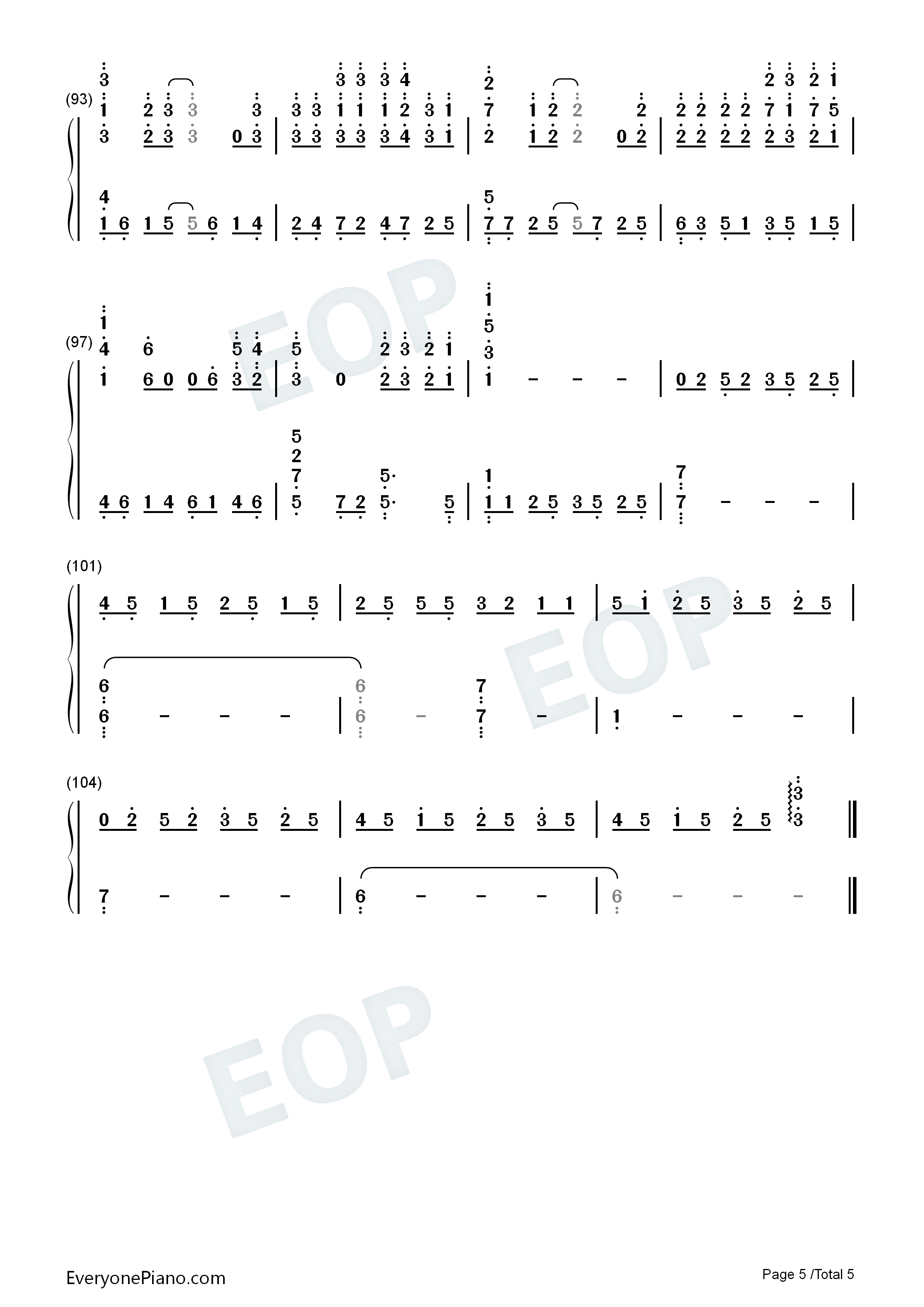 美人鱼钢琴简谱_周杰伦演唱