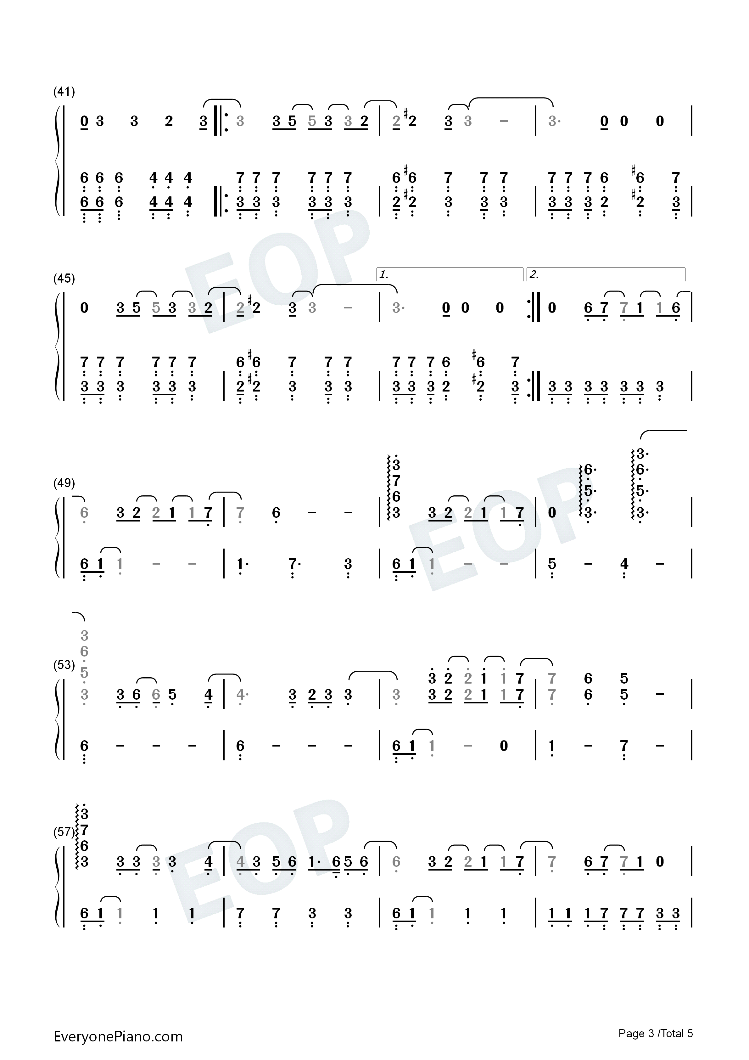 Until_It_Sleeps钢琴简谱_Metallica演唱