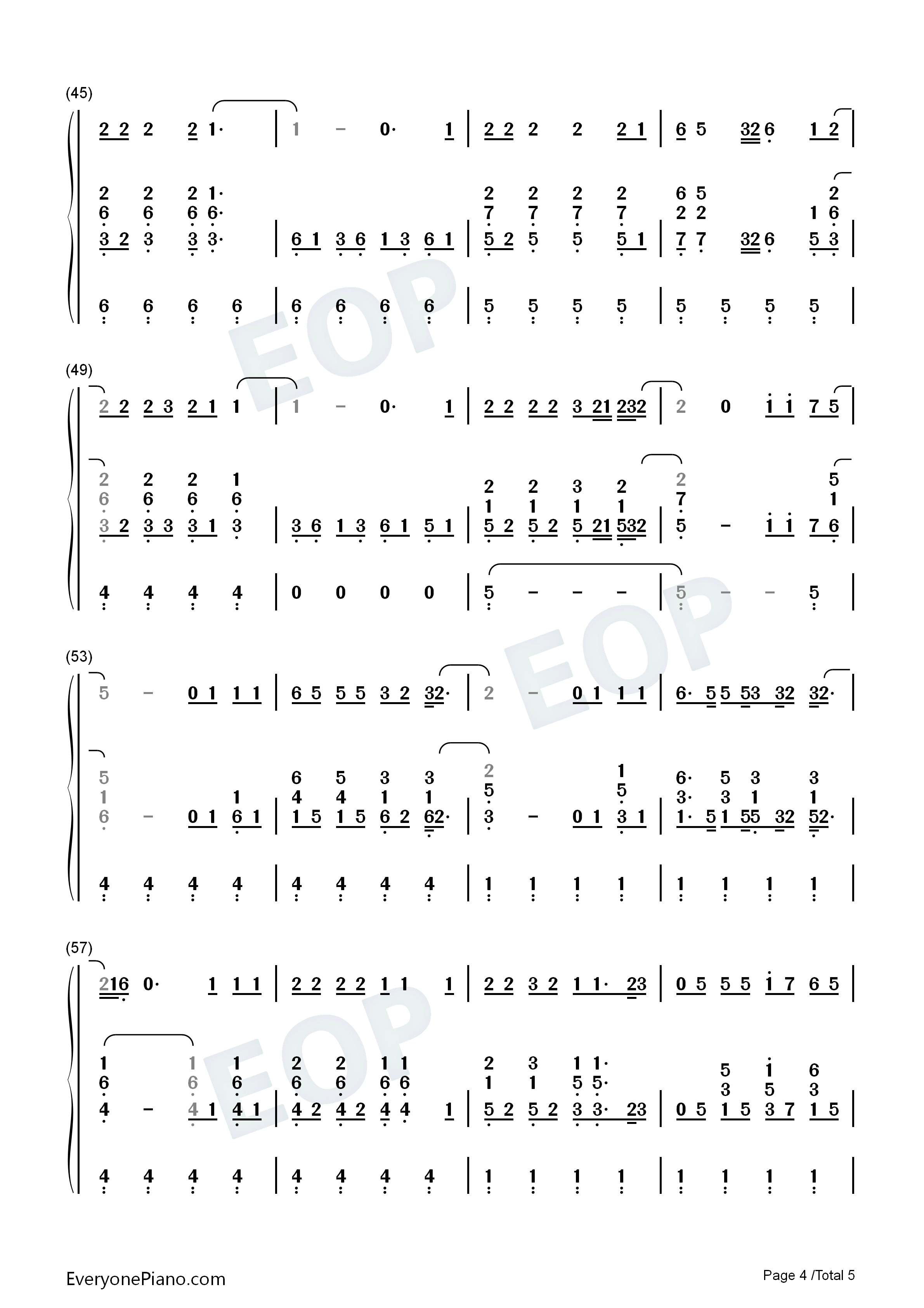 In_the_Mirror钢琴简谱_Demi_Lovato演唱